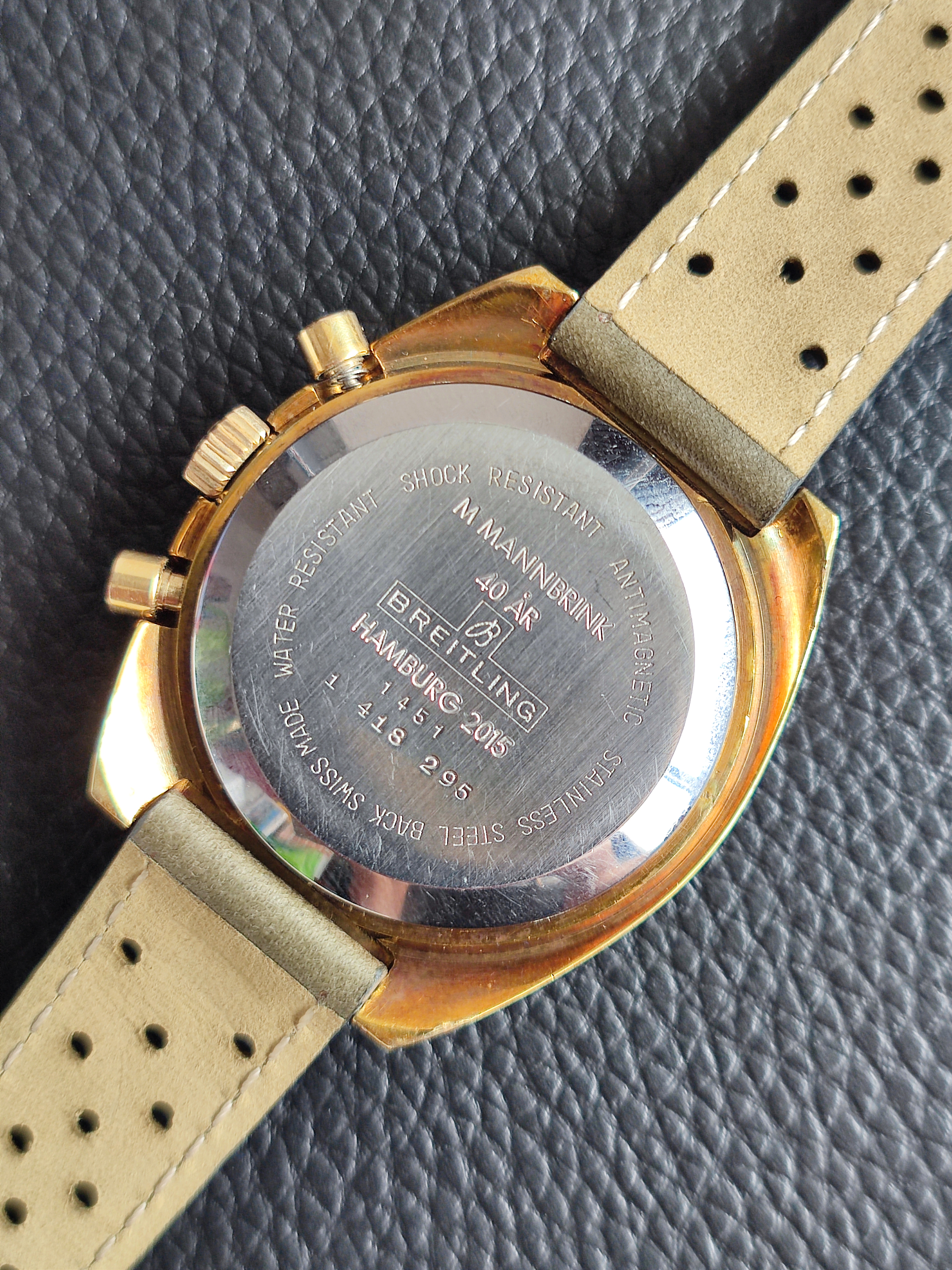 1973 Breitling1451 Tricompax, Manual Wind Chronograph 42mm