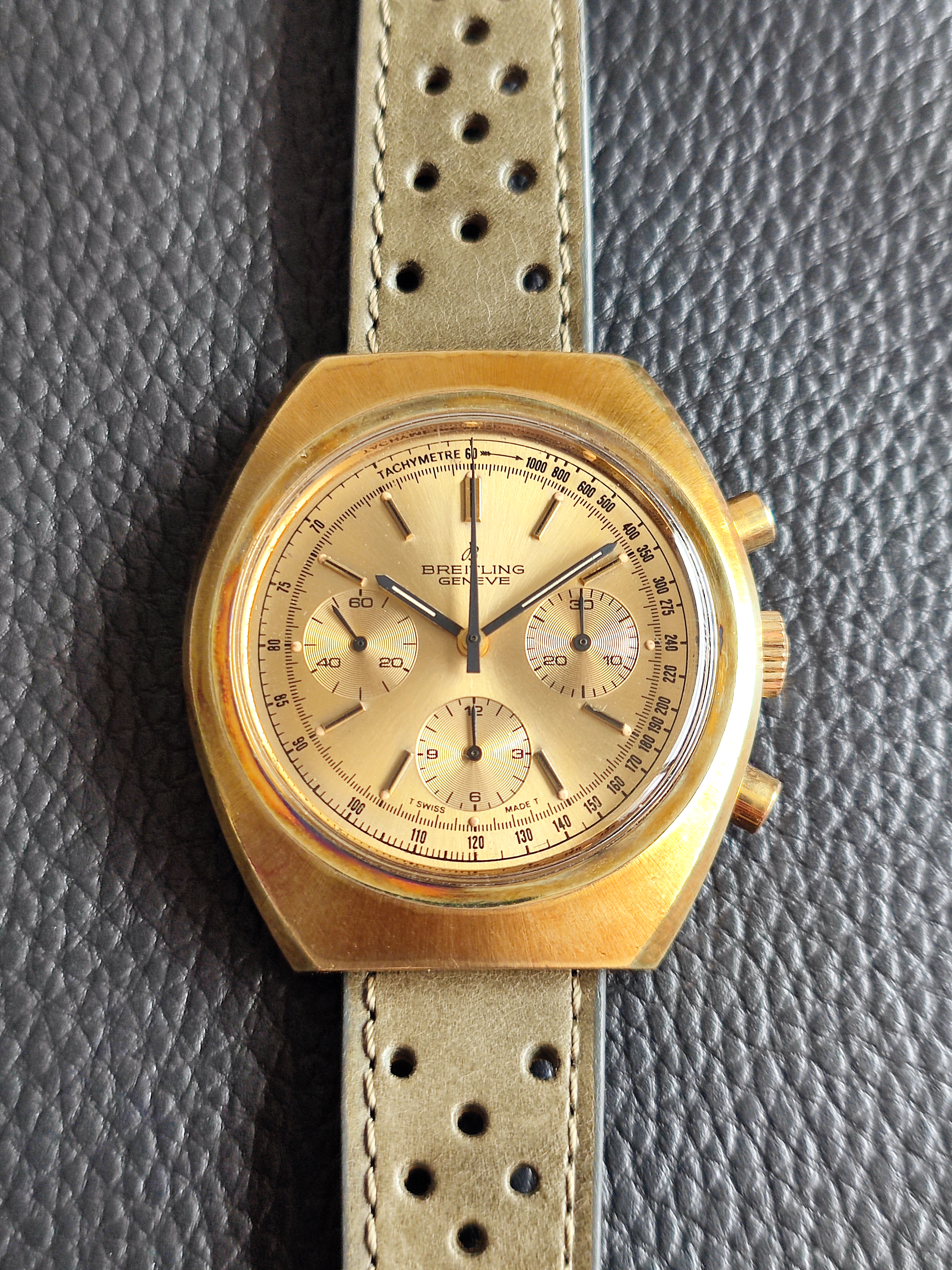 1973 Breitling1451 Tricompax, Manual Wind Chronograph 42mm
