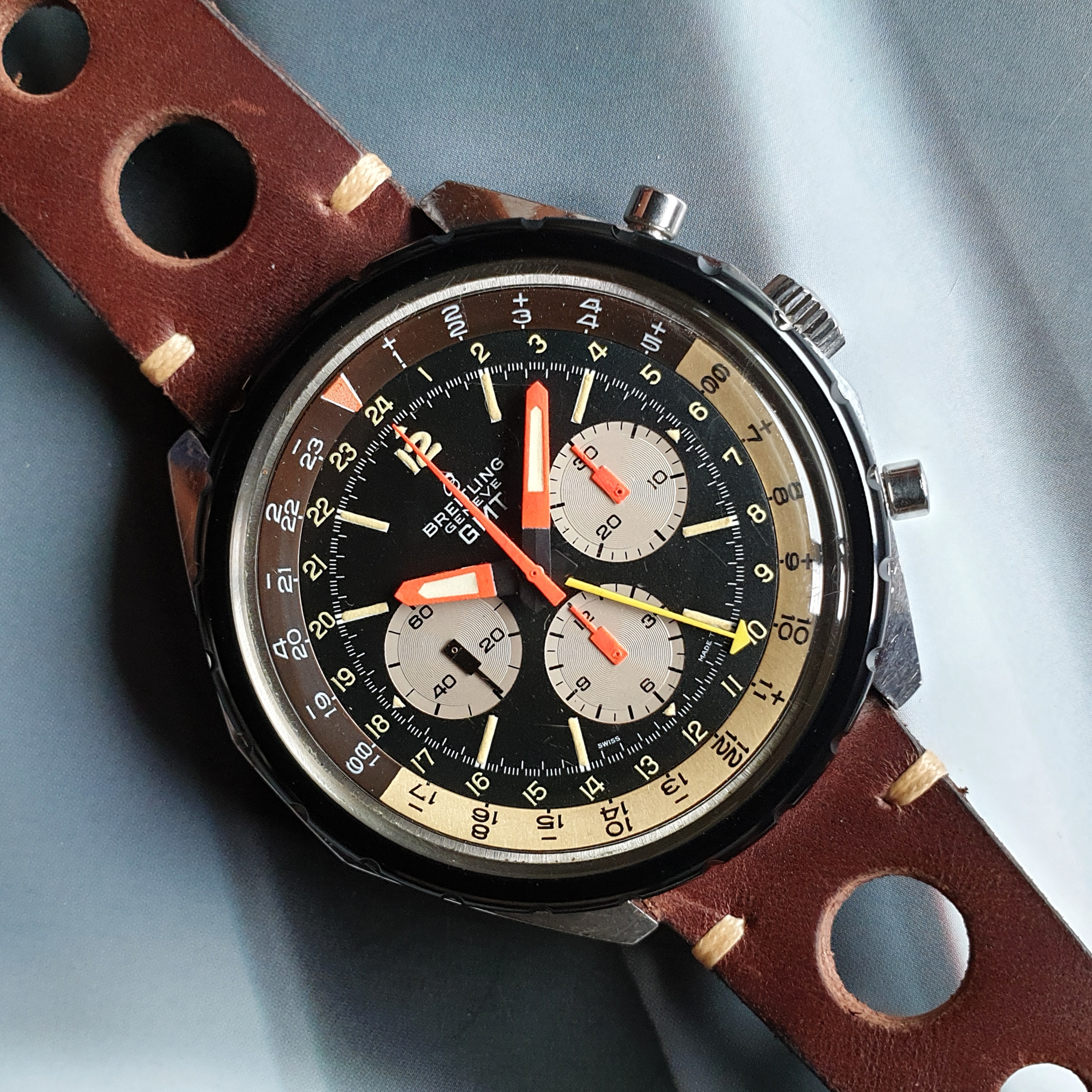 1968 Breitling Geneve 812 GMT 