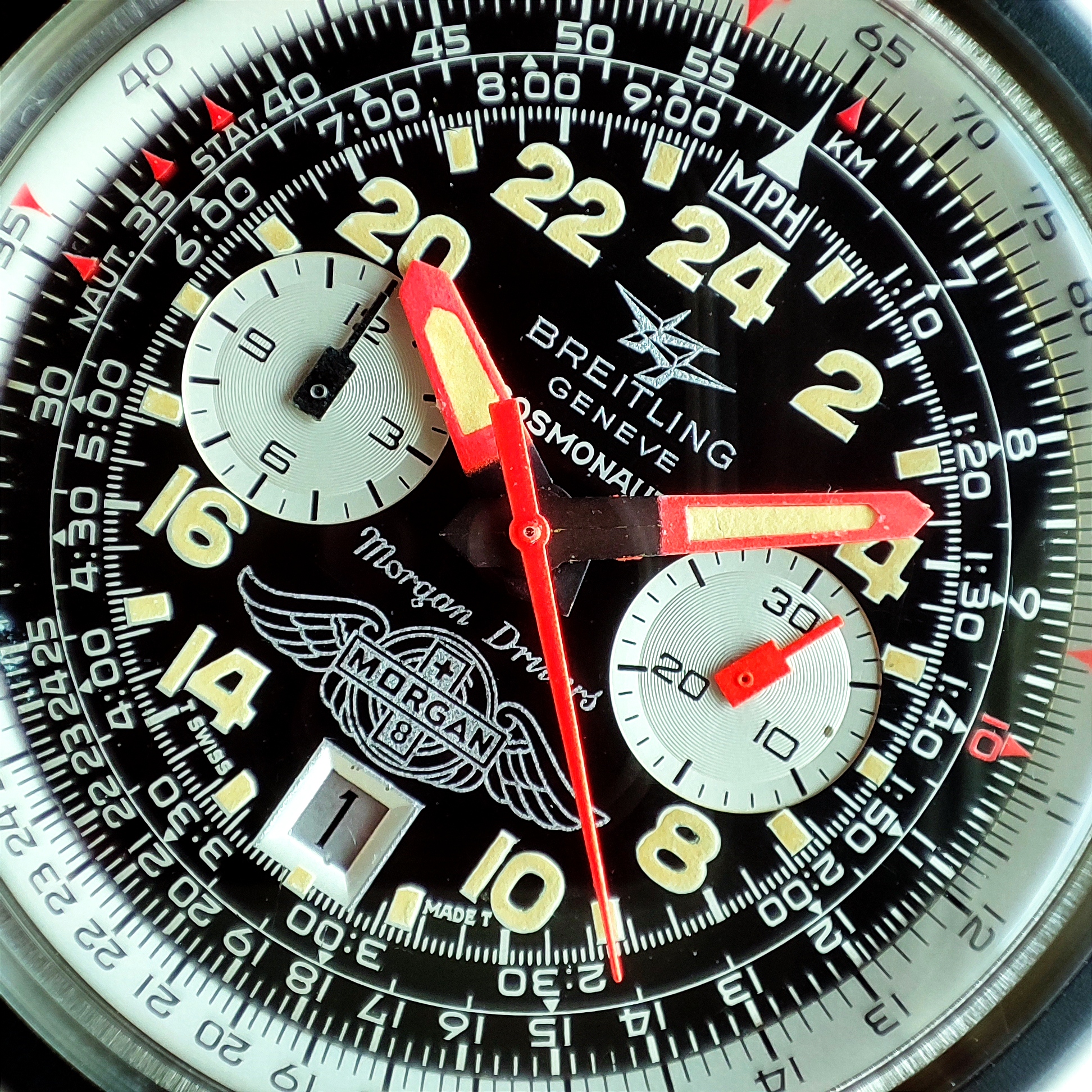 1969 Breitling Cosmonuate “Morgan Drivers” Chrono-Matic ref. 1809 cal. 11 