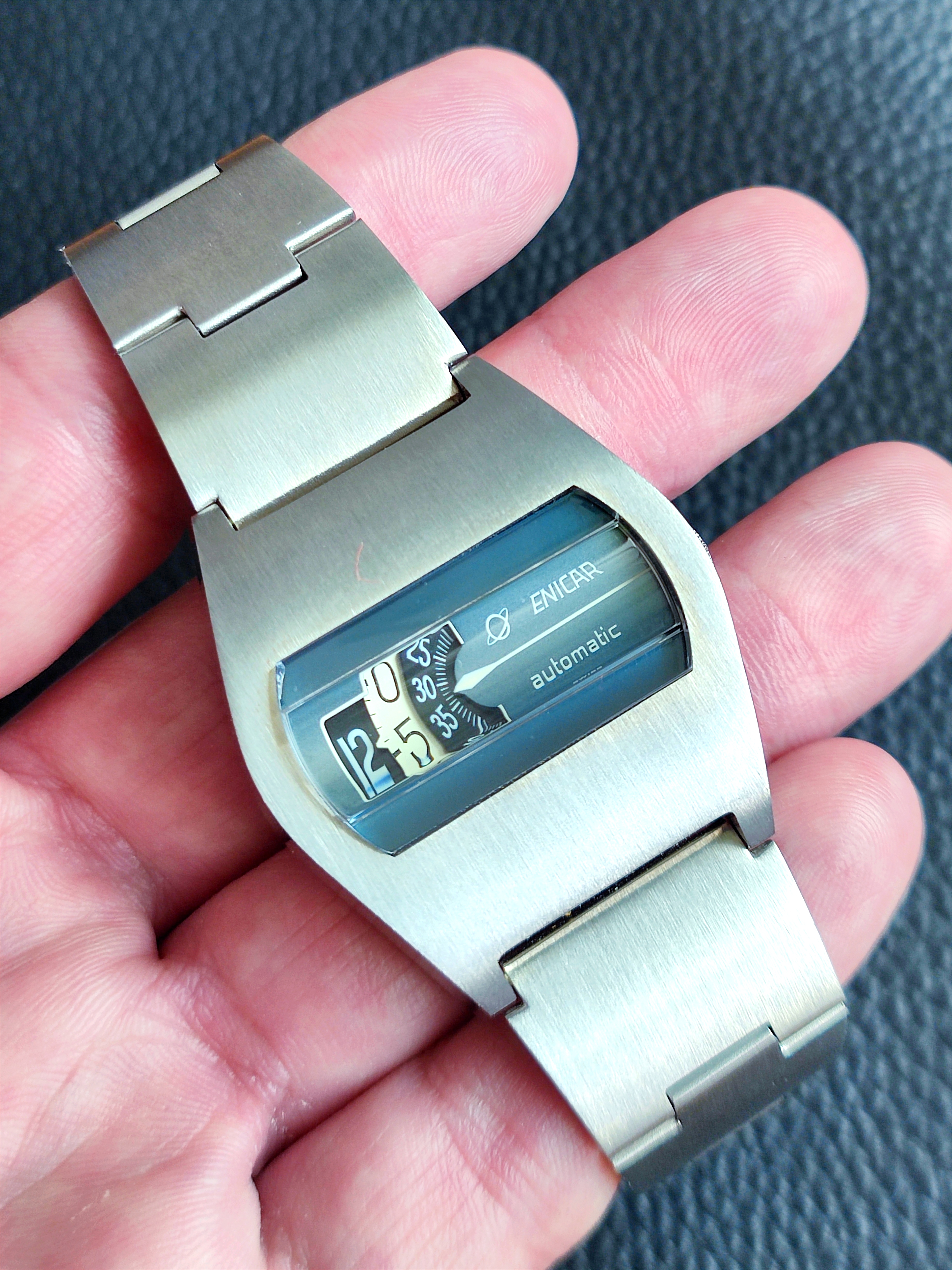 1970s Enicar "Jump Hour" Automatic Ref. 119-01-01