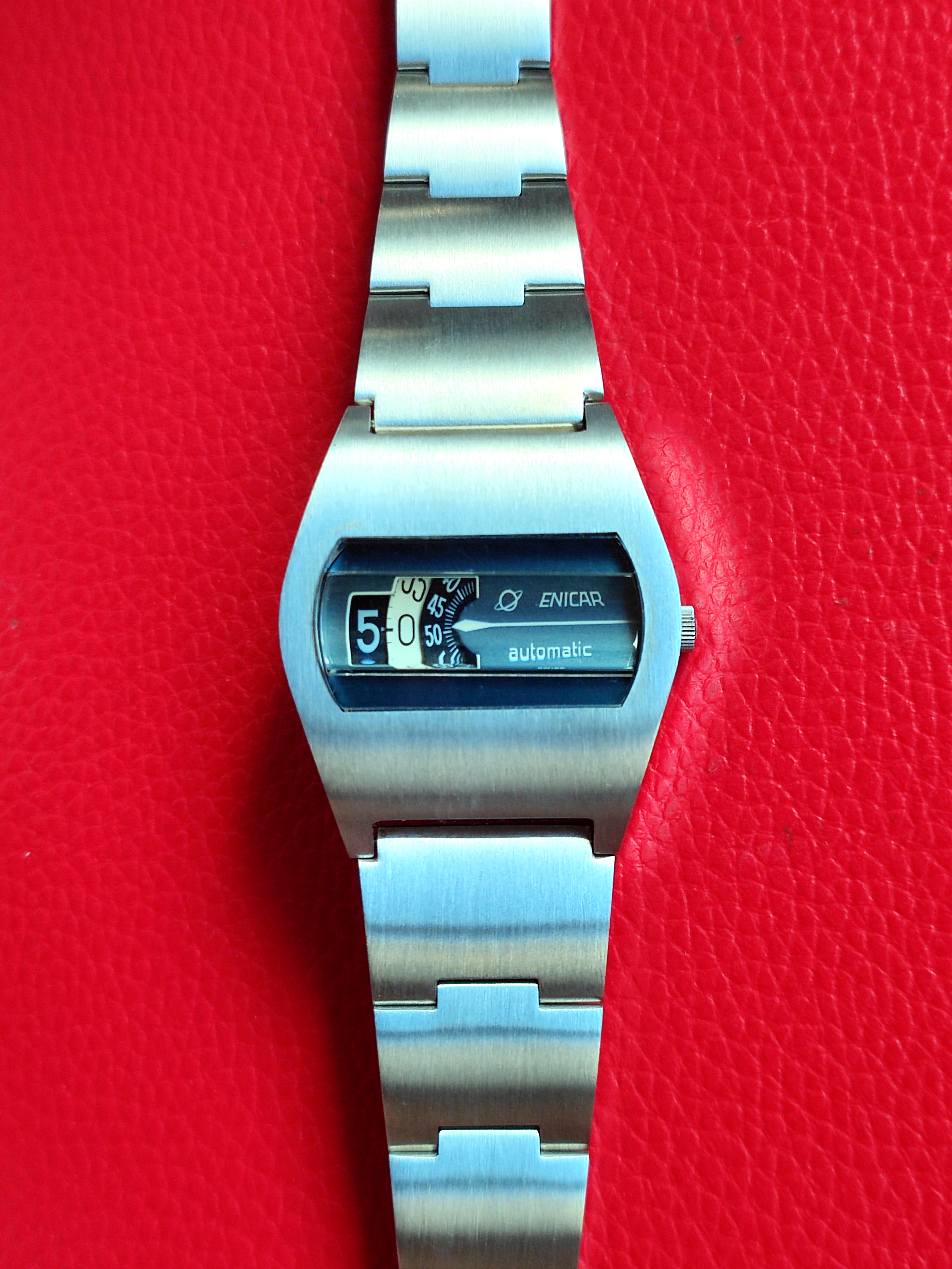 1970s Enicar "Jump Hour" Automatic Ref. 119-01-01