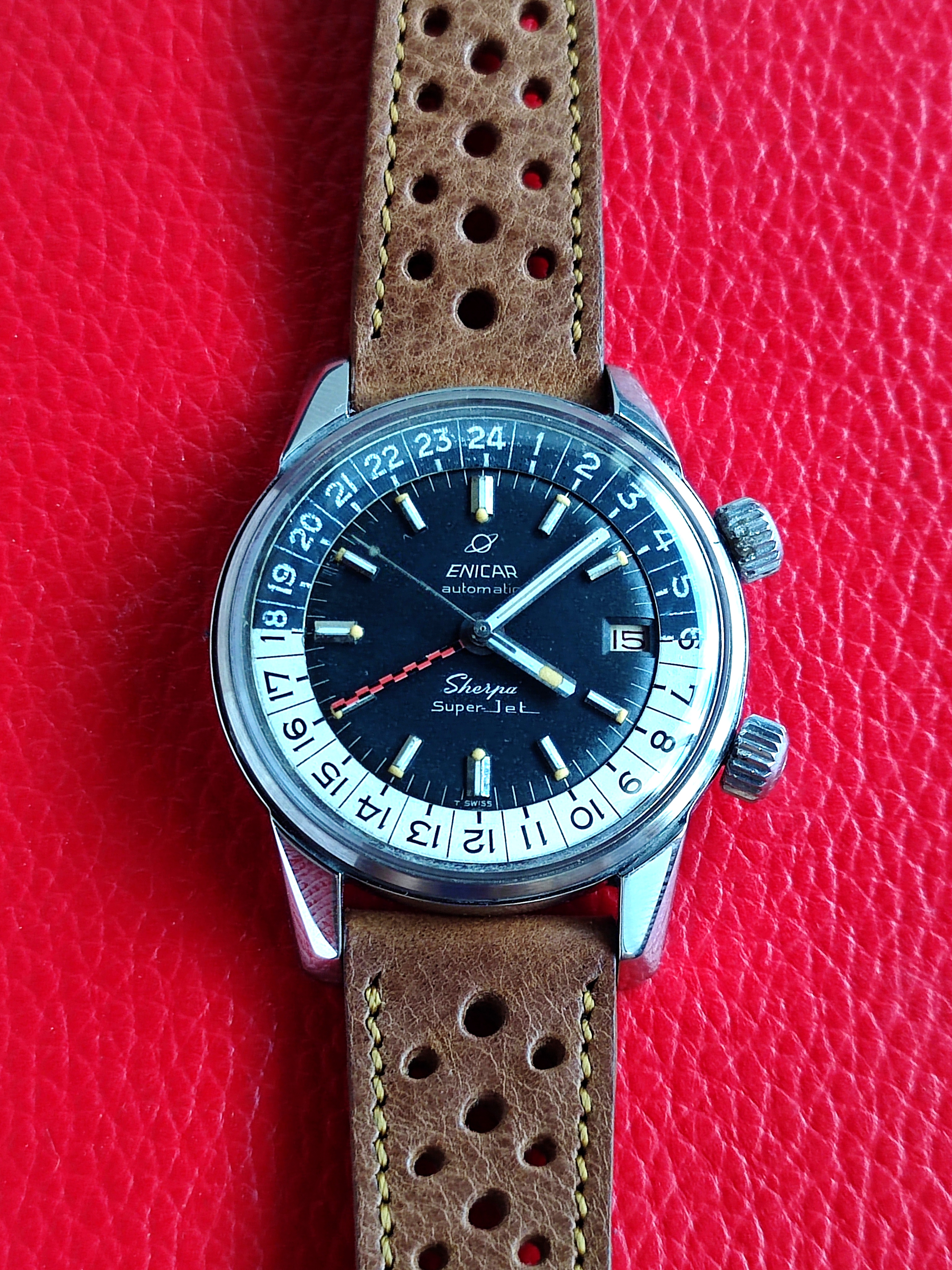 1966 Enicar Sherpa 600 Super Jet GMT 148-35-03 