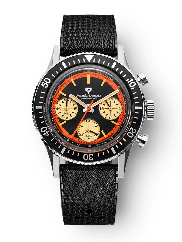 2023 Nivada Grenchen, Chronoking "Paul Newman" Orange 