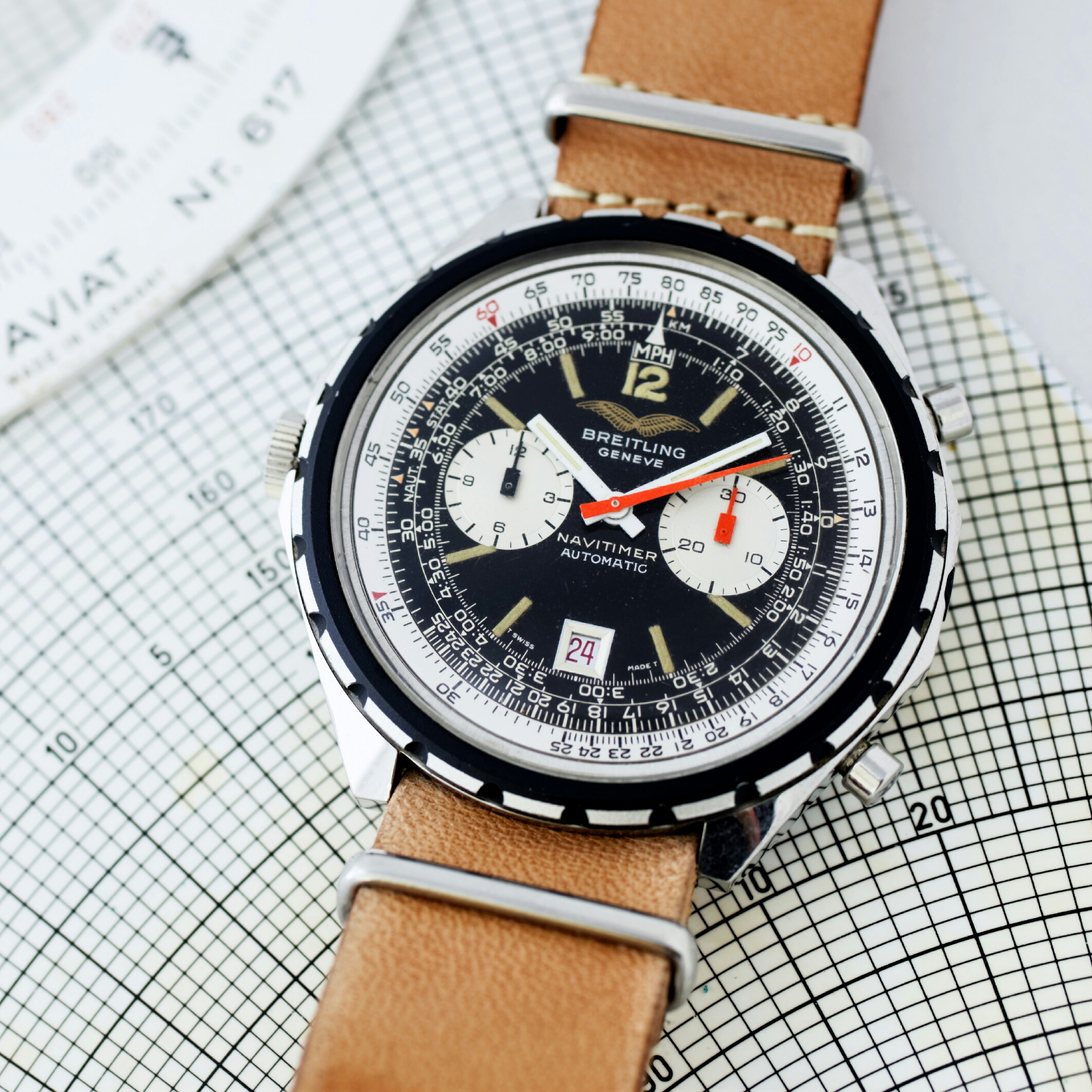 1977 Breitling Navitimer 1806 (Iraq Air Force)