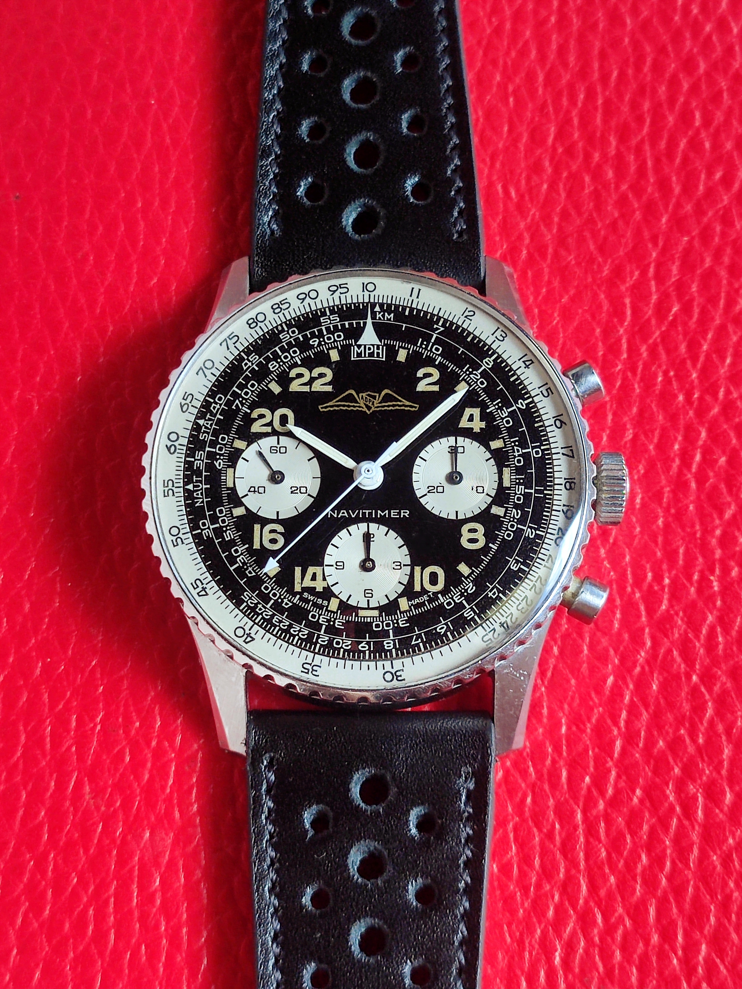 1965 Breitling Navitimer “Cosmonaute” AOPA