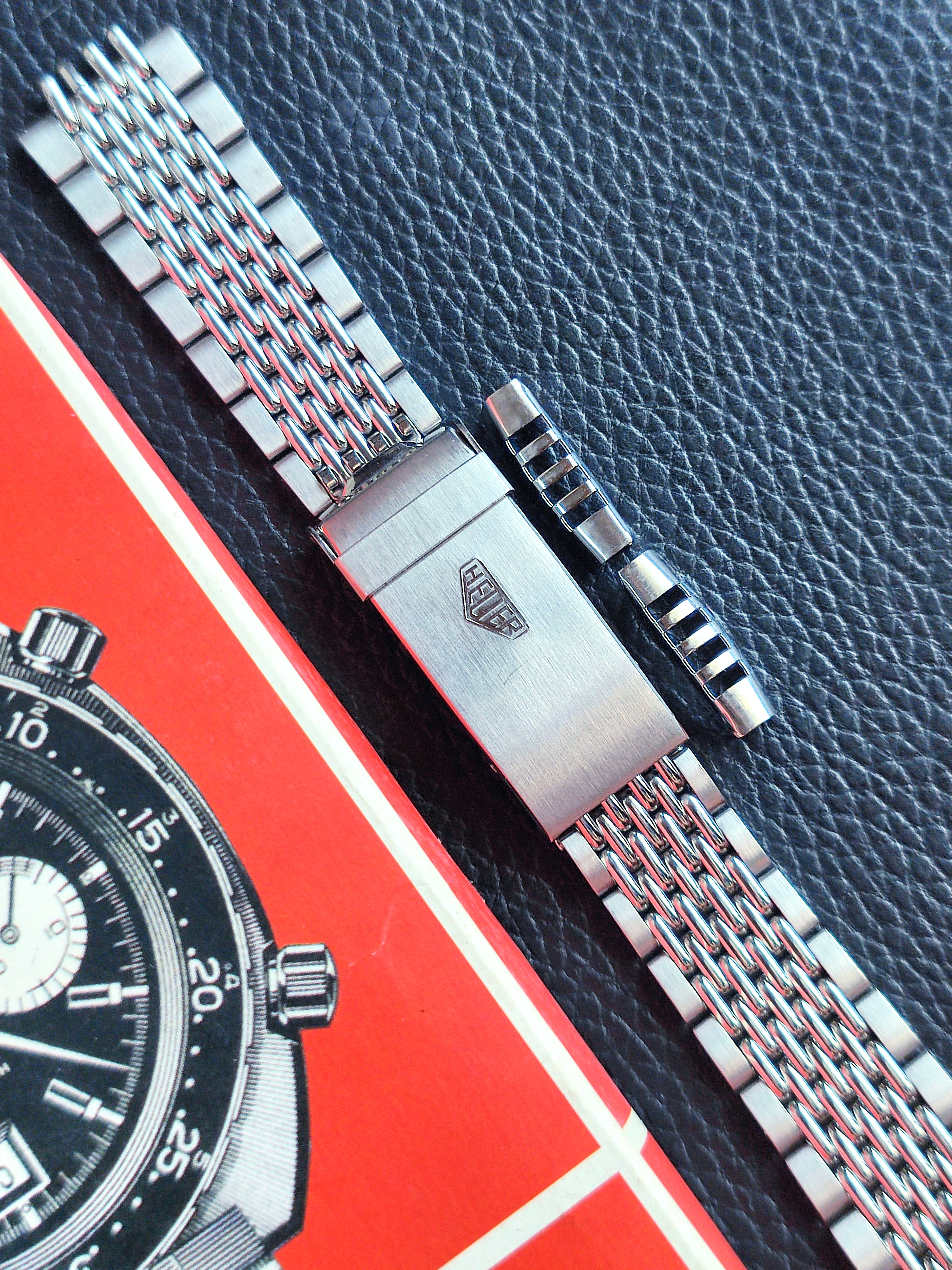 Heuer/ Gay Freres BOR Bracelet For Autavia 1163V / 73663