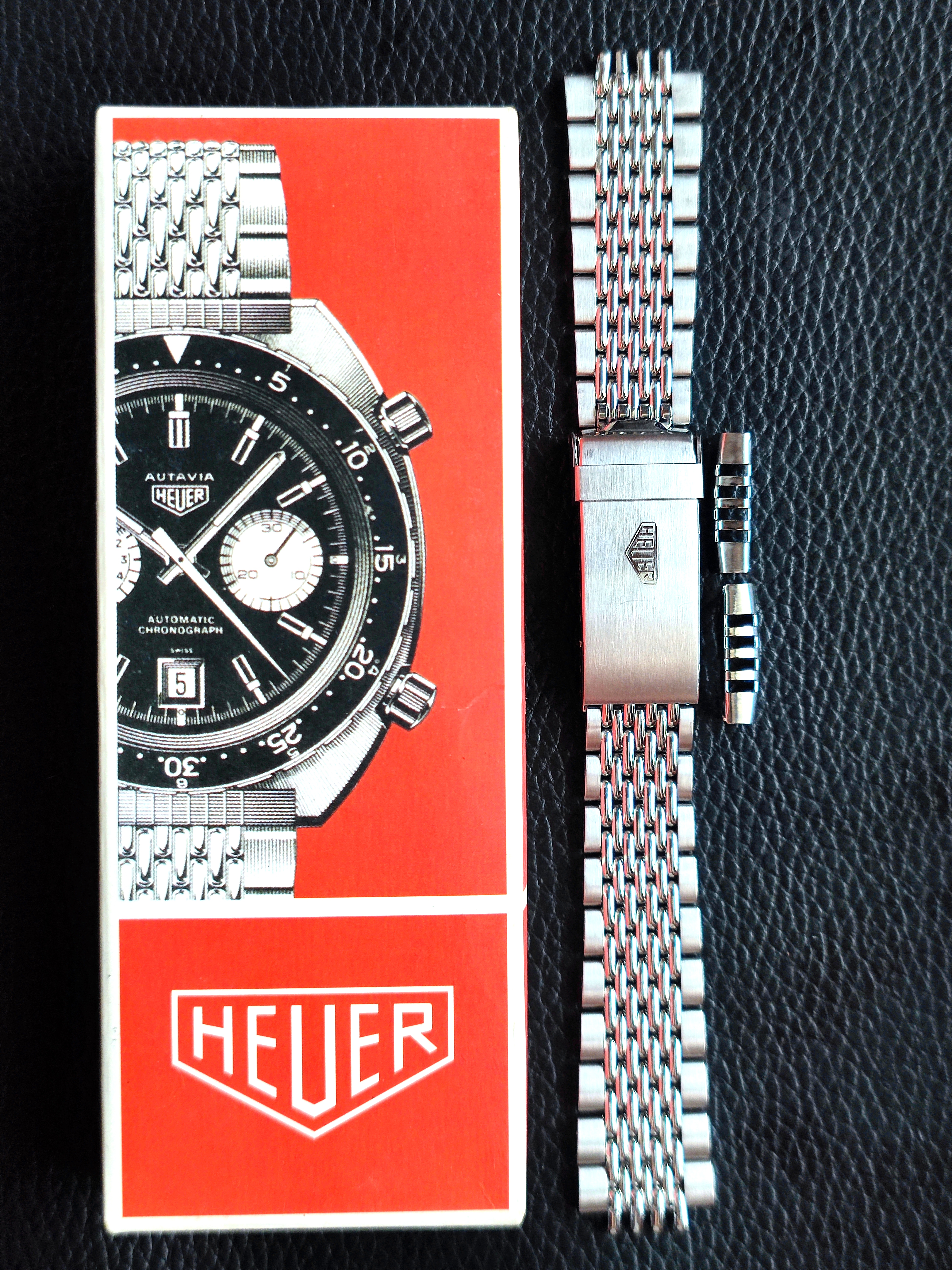 Heuer/ Gay Freres BOR Bracelet For Autavia 1163V / 73663