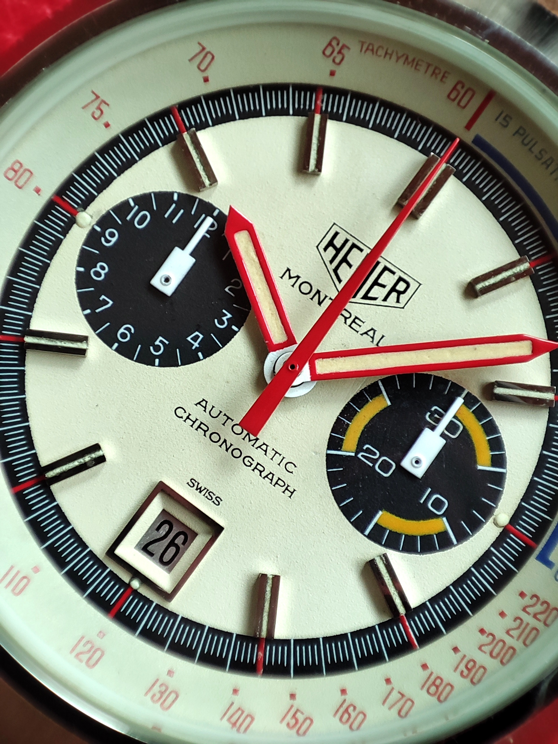 1972 Heuer Montreal 110.503W White Dial Cal.12