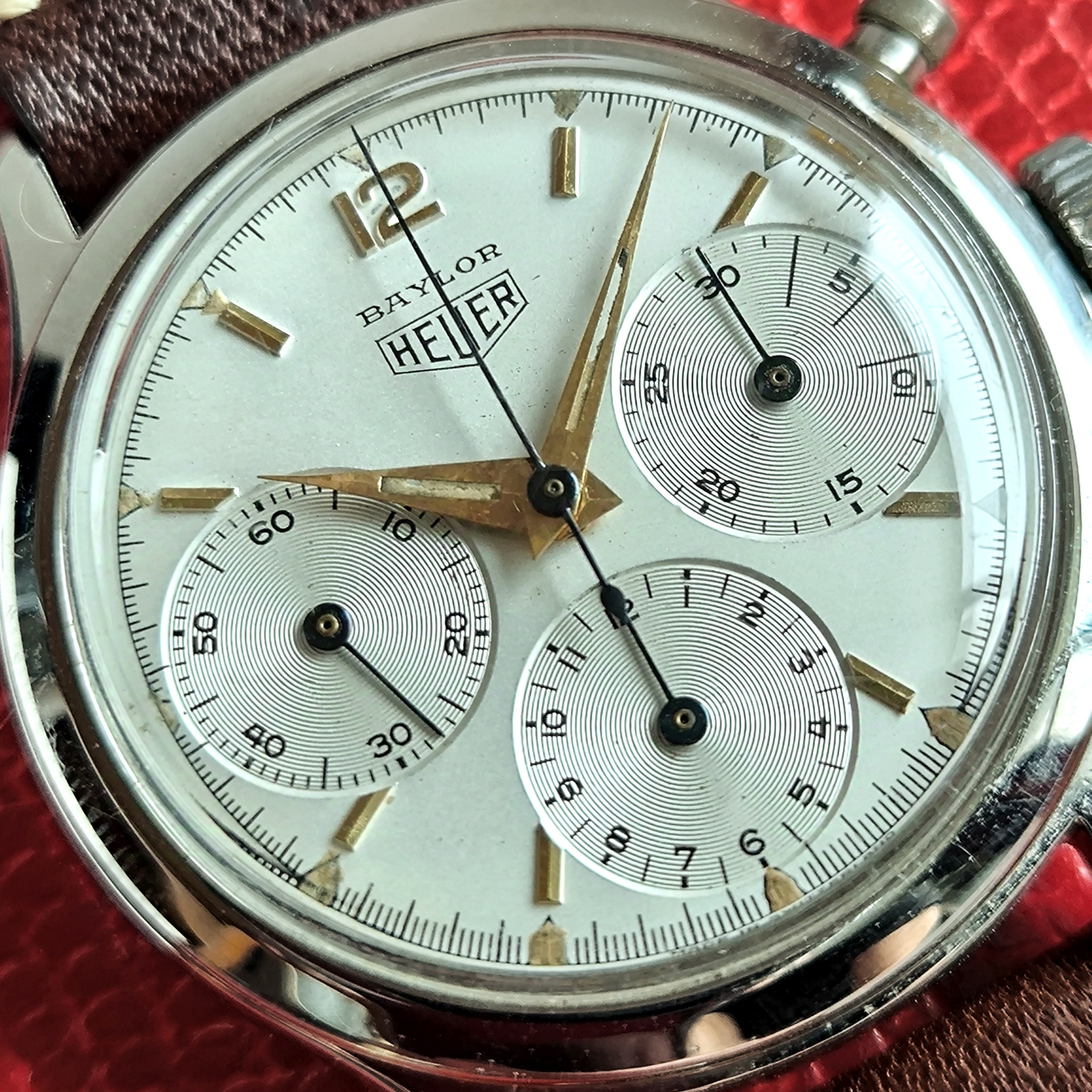 1950s Heuer 'Baylor' Chronograph 2444