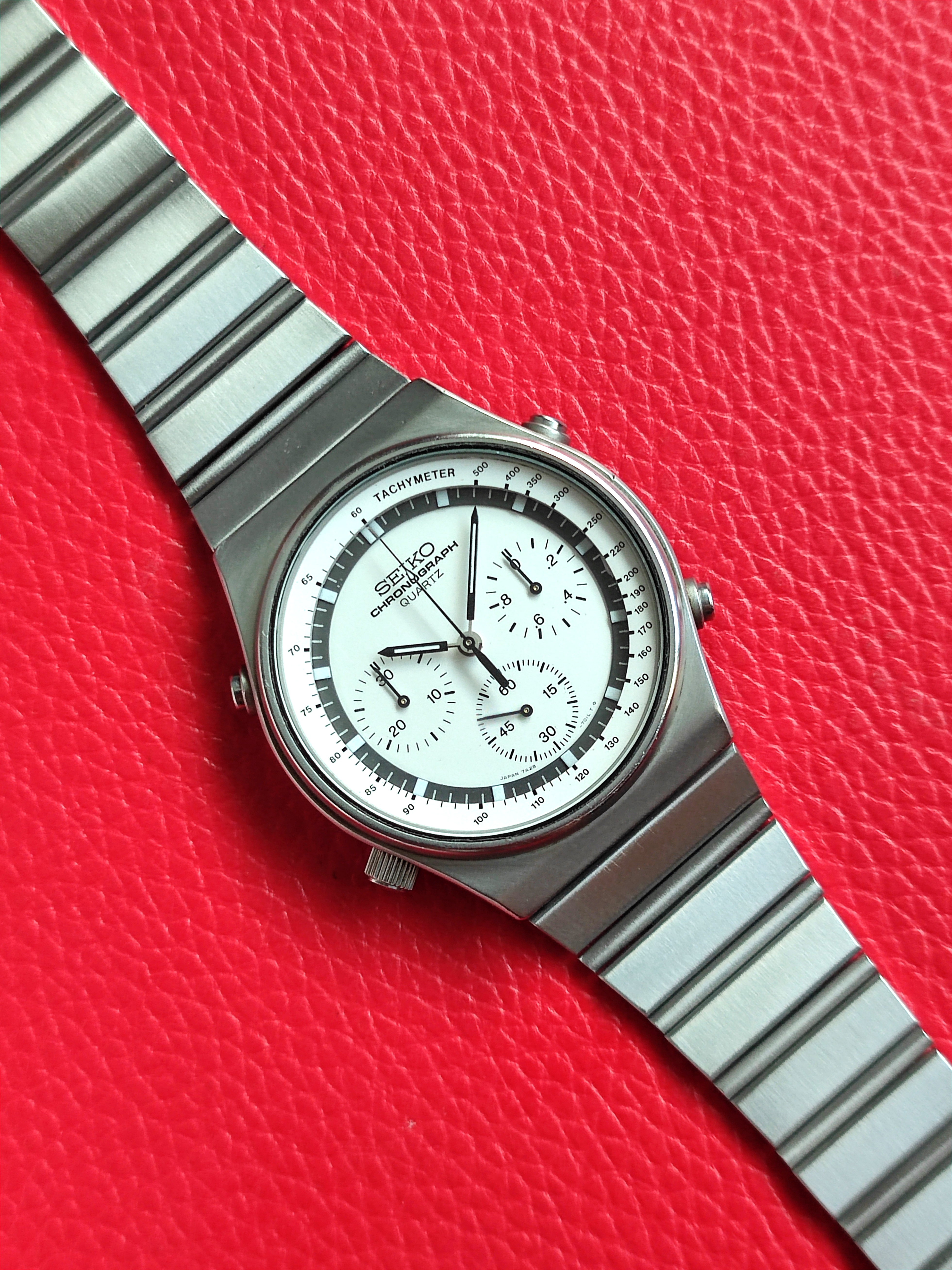 1982 Seiko 7A28-7010 “Speedmaster” Quartz Chronograph