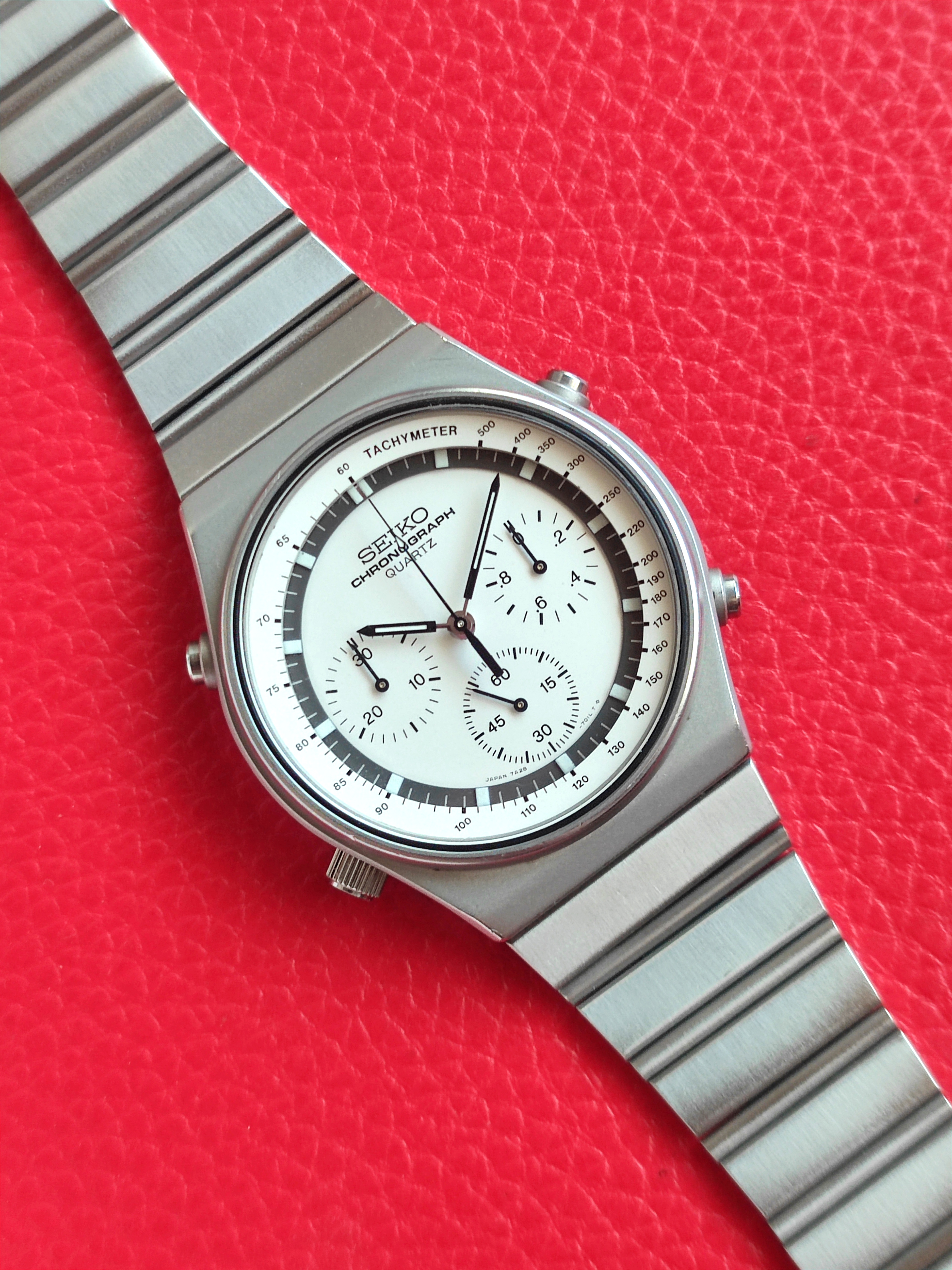 1982 Seiko 7A28-7010 “Speedmaster” Quartz Chronograph