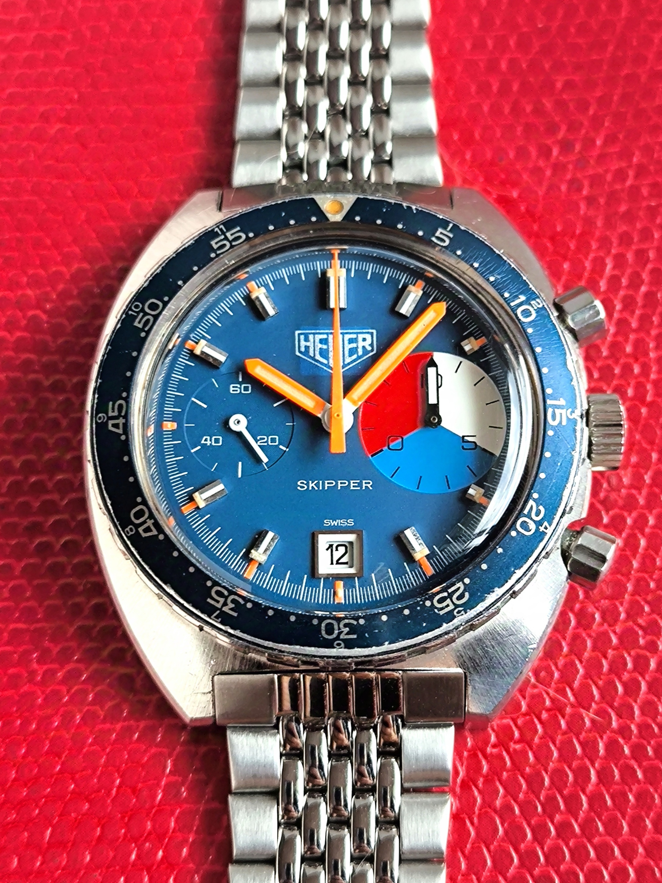 1971 Heuer Skipper 73463 2nd Execution 