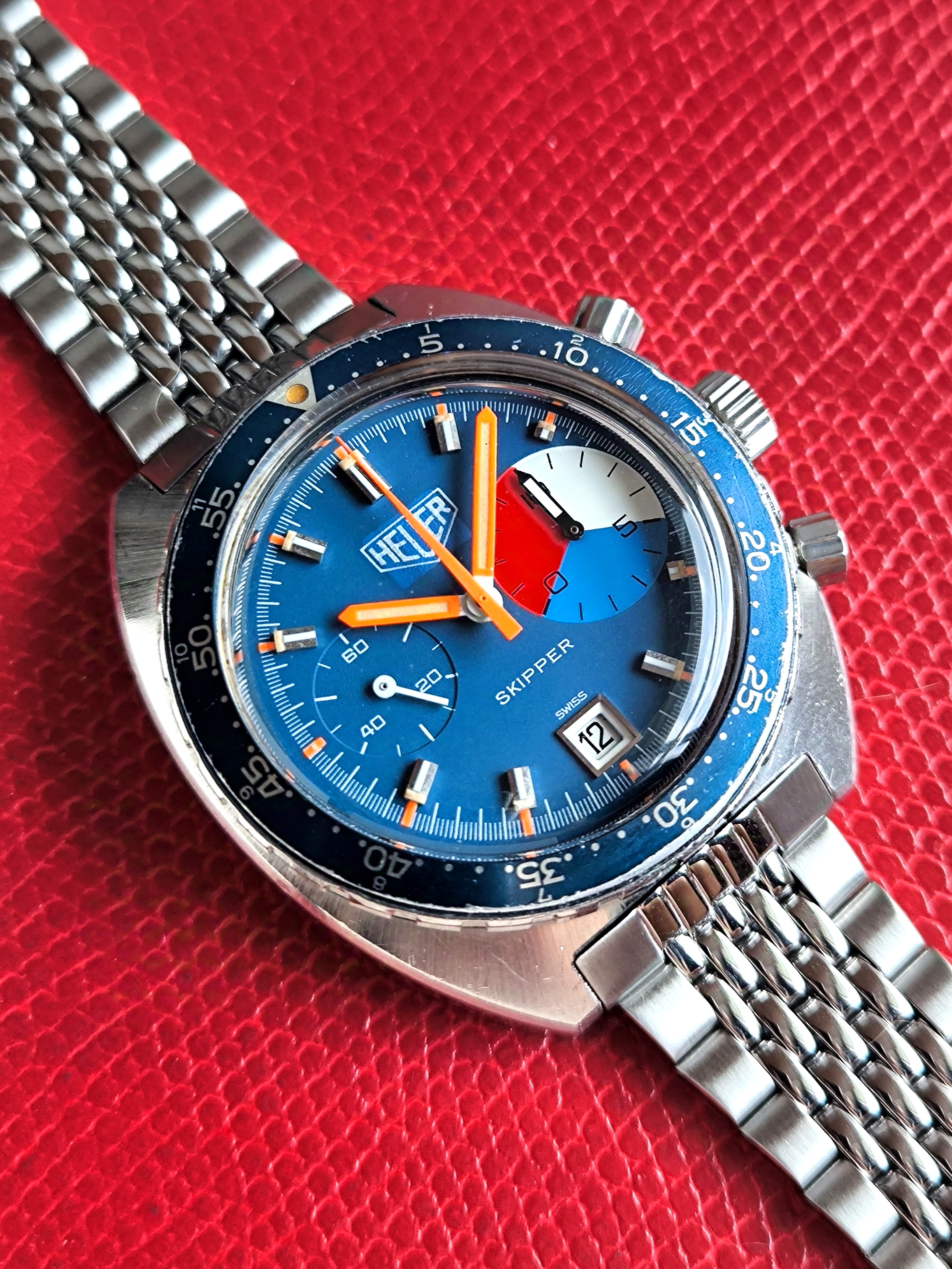 1971 Heuer Skipper 73463 2nd Execution 