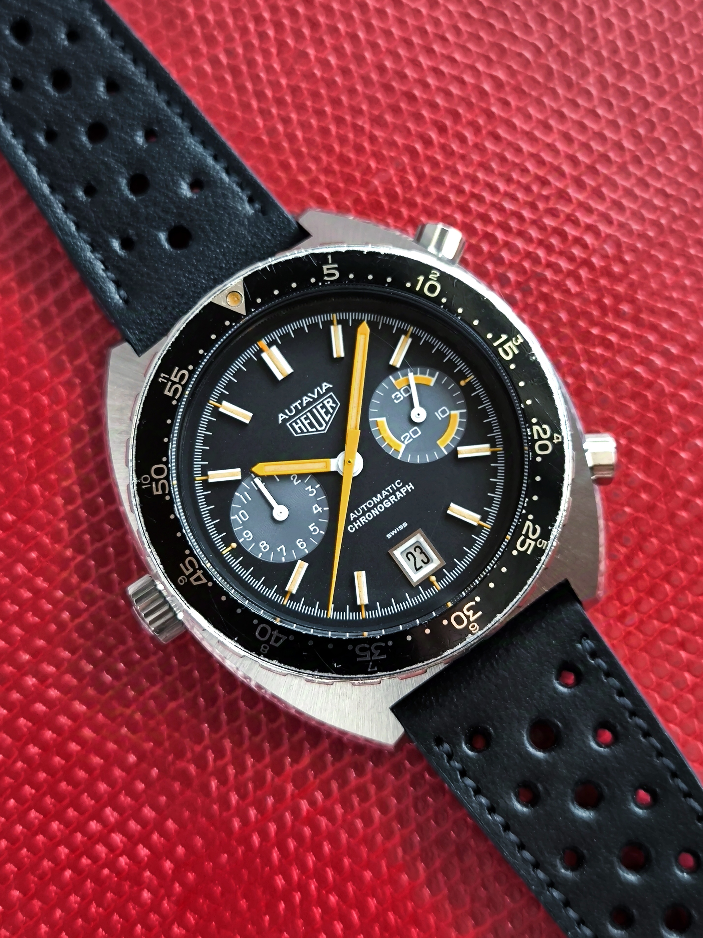 1974 Heuer Autavia 11630 “Orange Boy”
