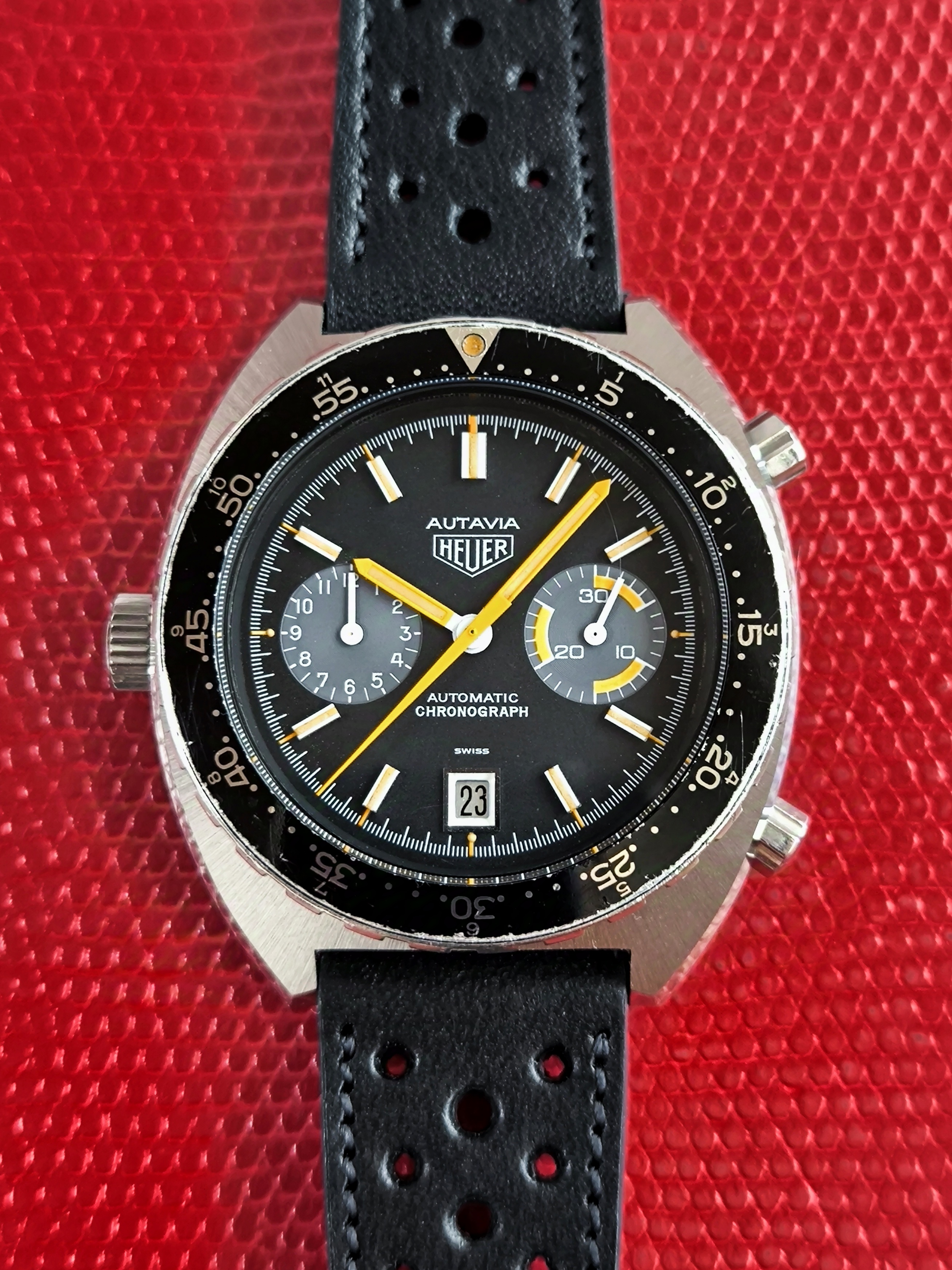 1974 Heuer Autavia 11630 “Orange Boy”
