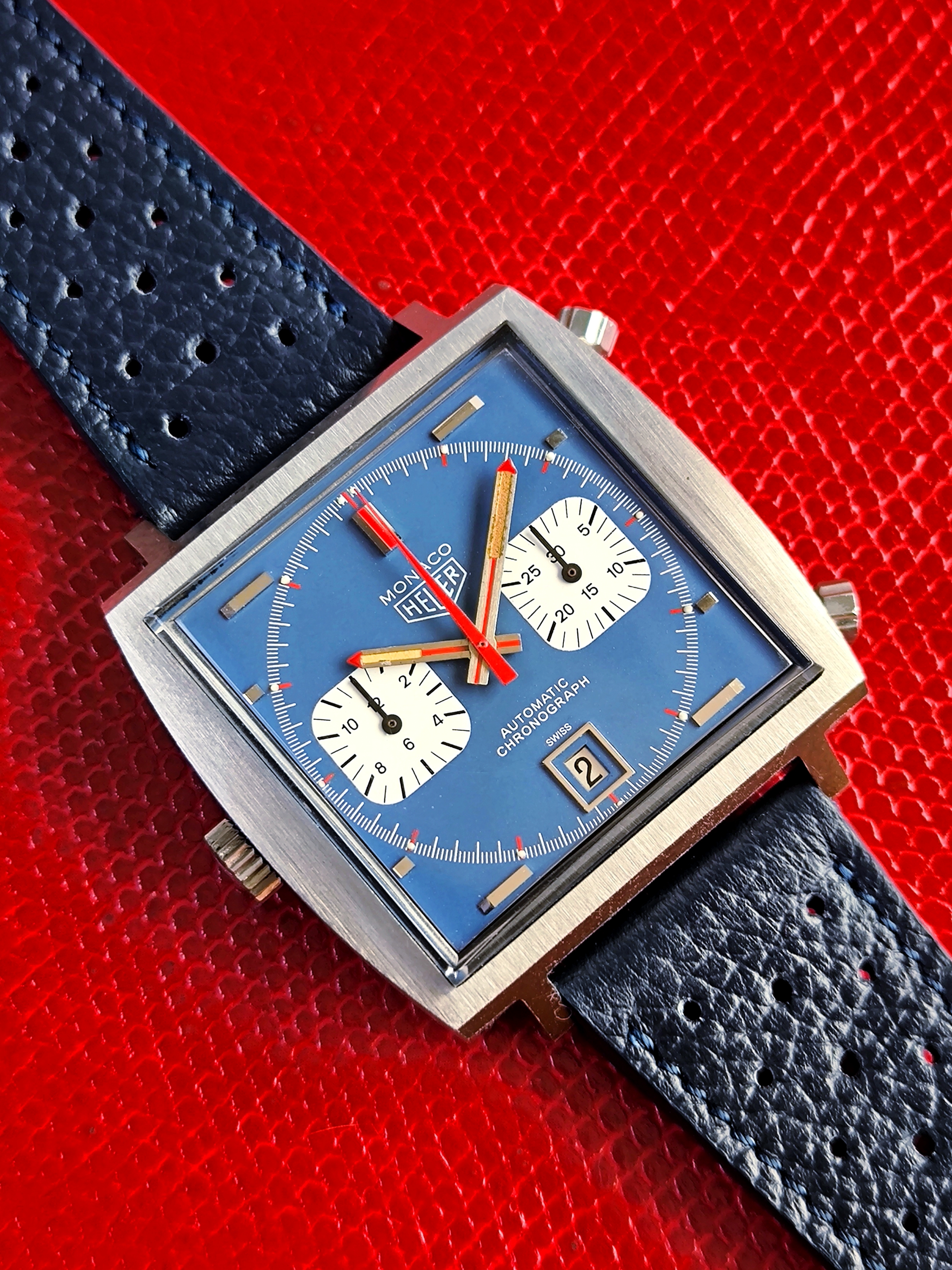 1972 Heuer Monaco 1133B "Steve McQueen" 