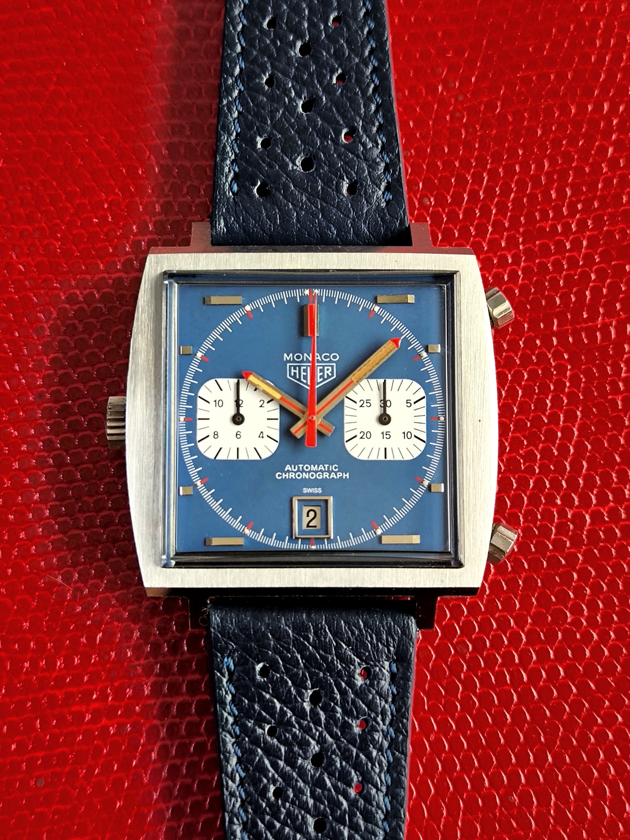1972 Heuer Monaco 1133B "Steve McQueen" 