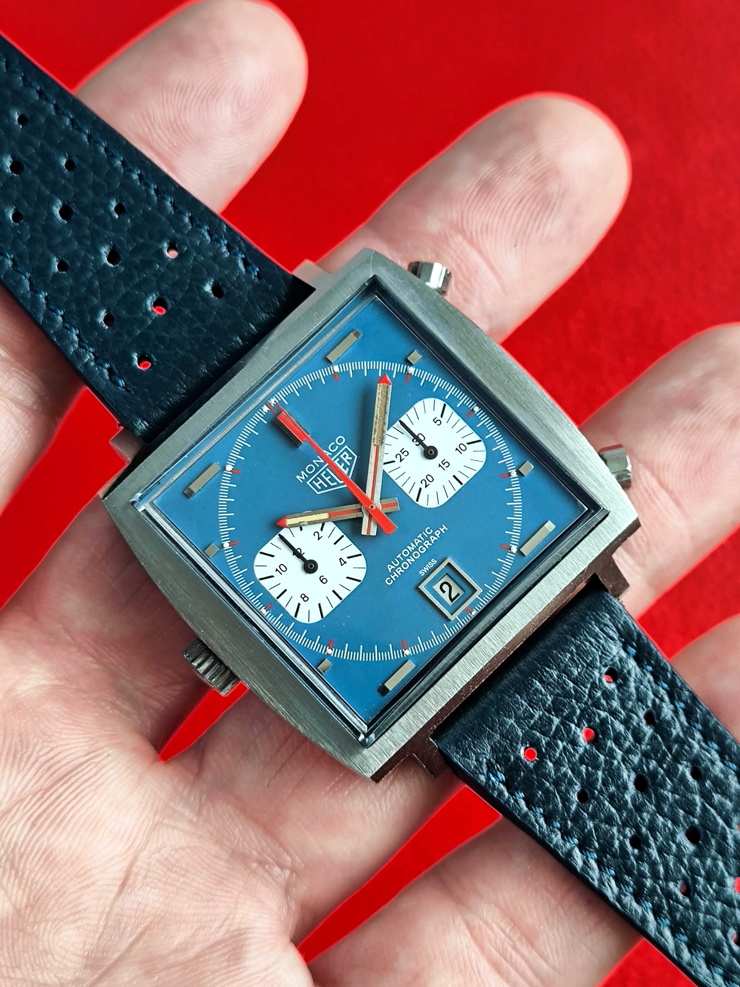 1972 Heuer Monaco 1133B "Steve McQueen" 