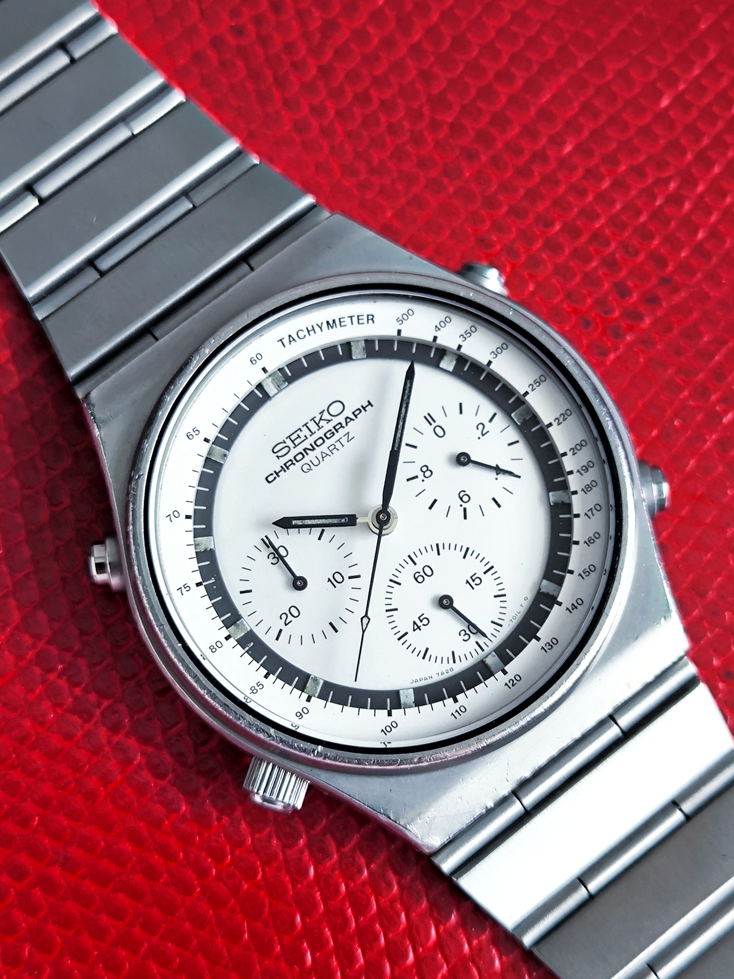 1983 Seiko 7A28-7010 “Speedmaster” Quartz Chronograph