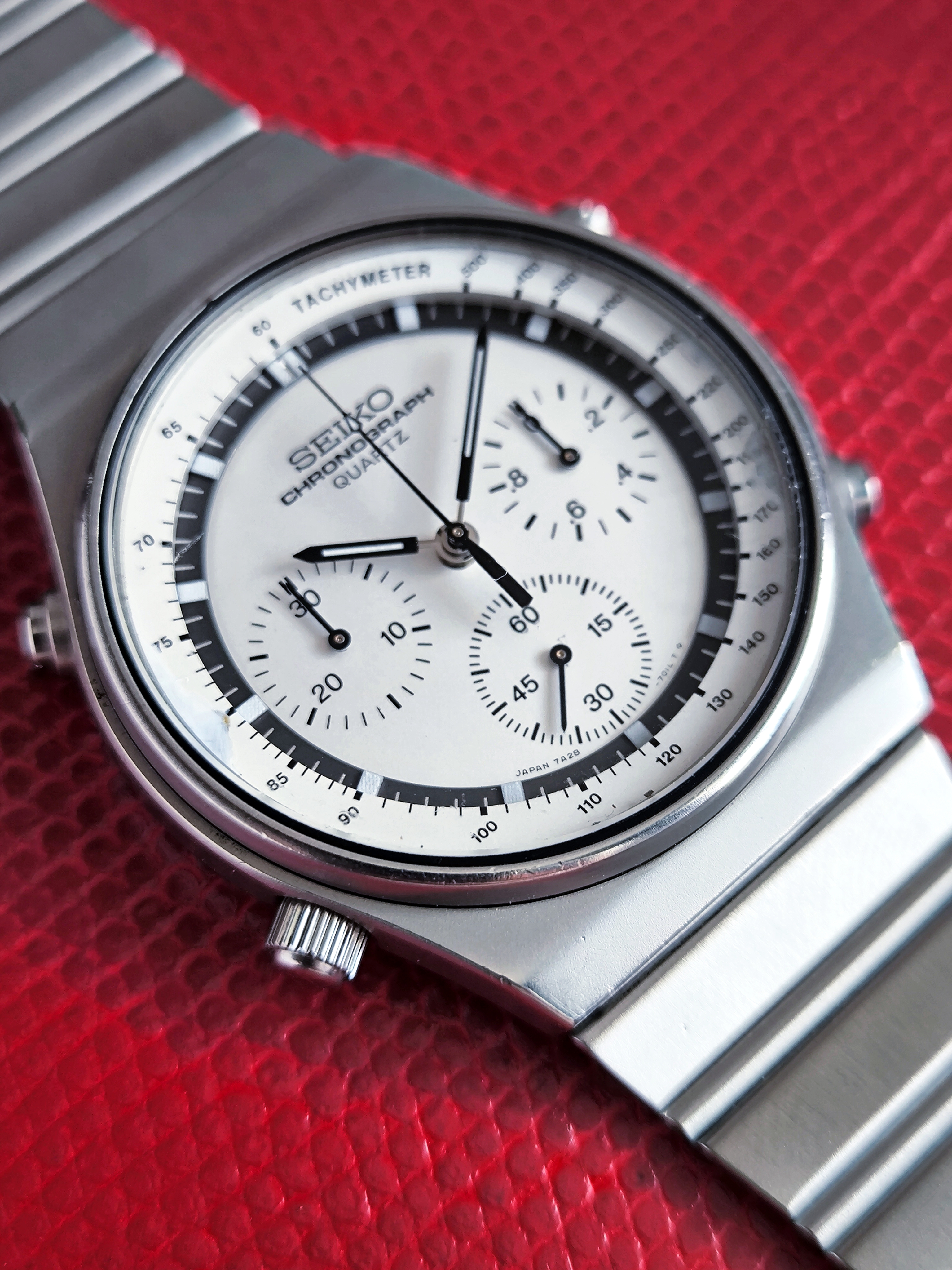 1982 Seiko 7A28-7010 “Speedmaster” Quartz Chronograph