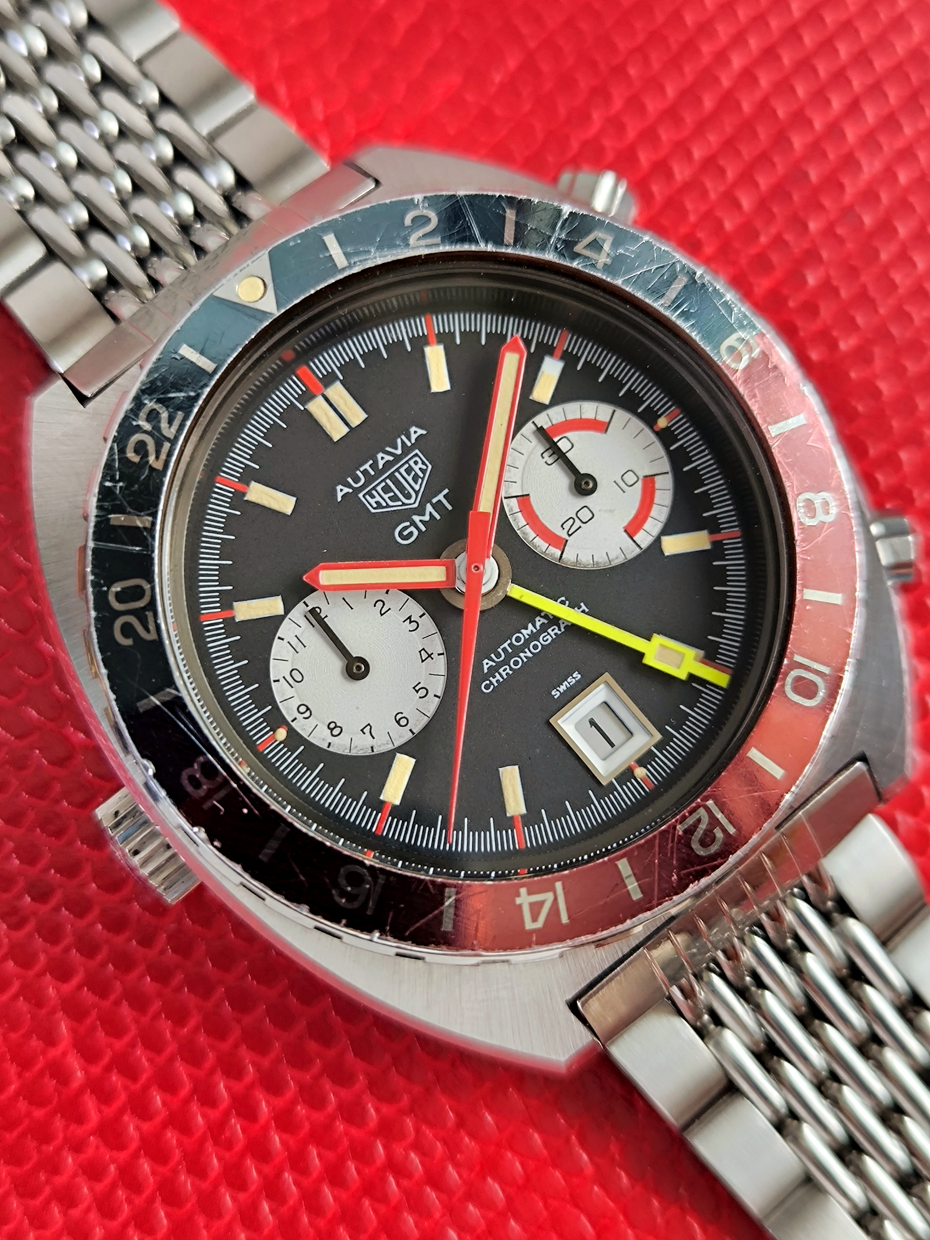 1972 Heuer Autavia 11630 GMT