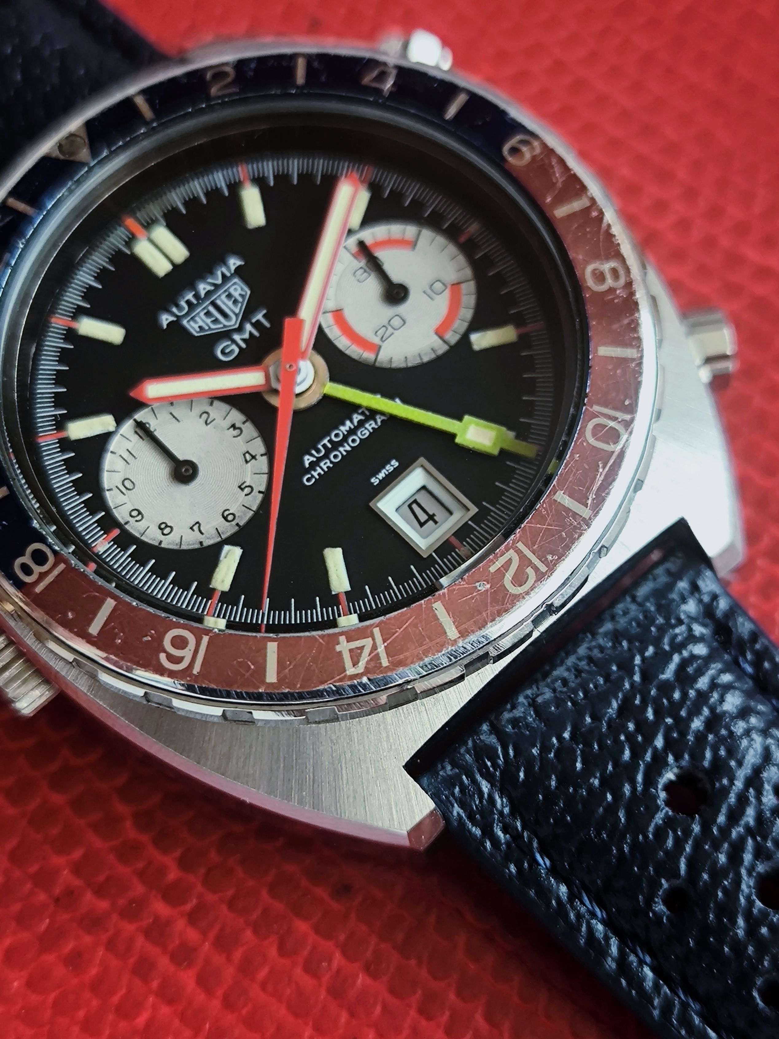 1972 Heuer Autavia 11630 GMT