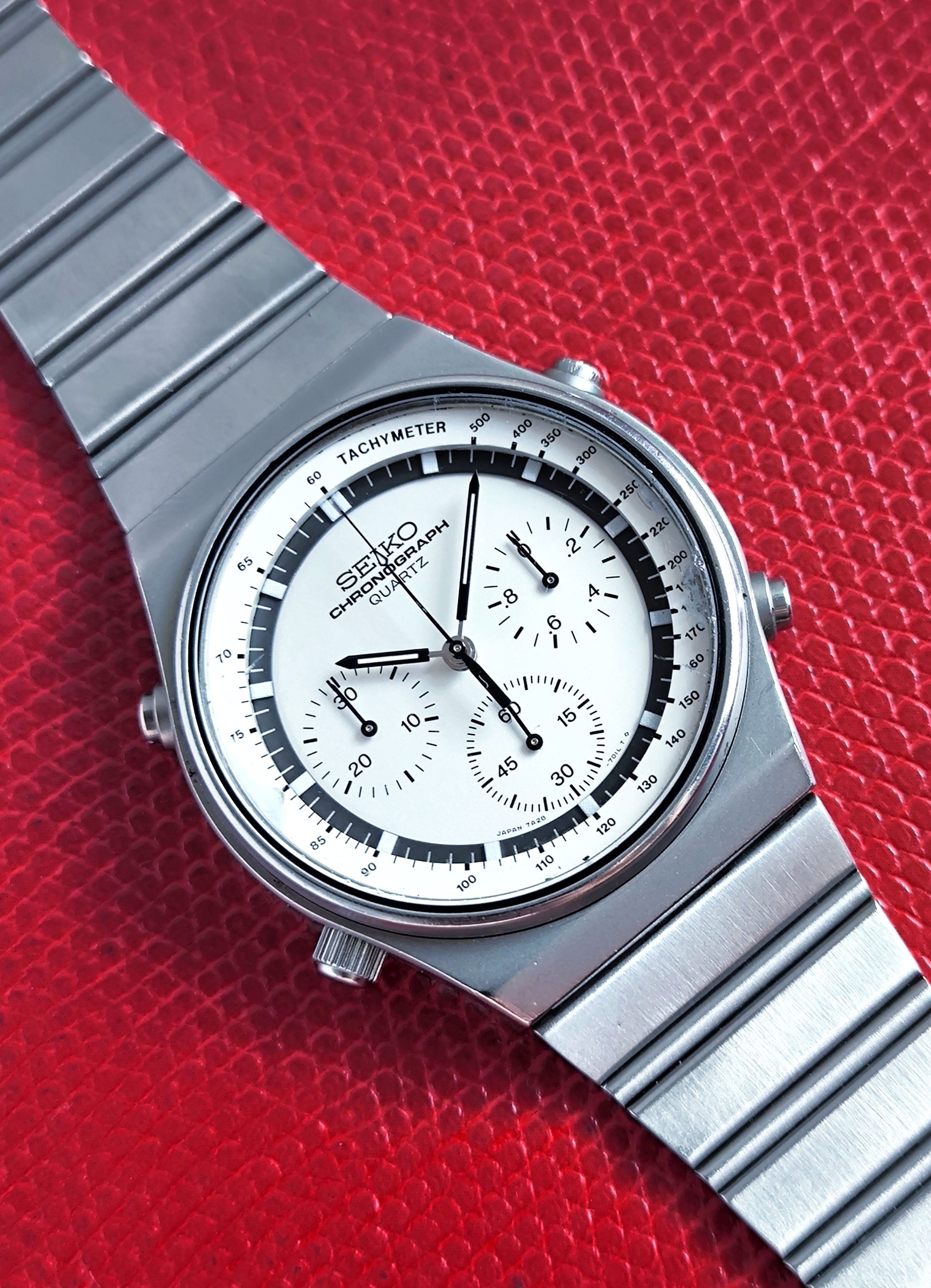 1982 Seiko 7A28-7010 “Speedmaster” Quartz Chronograph