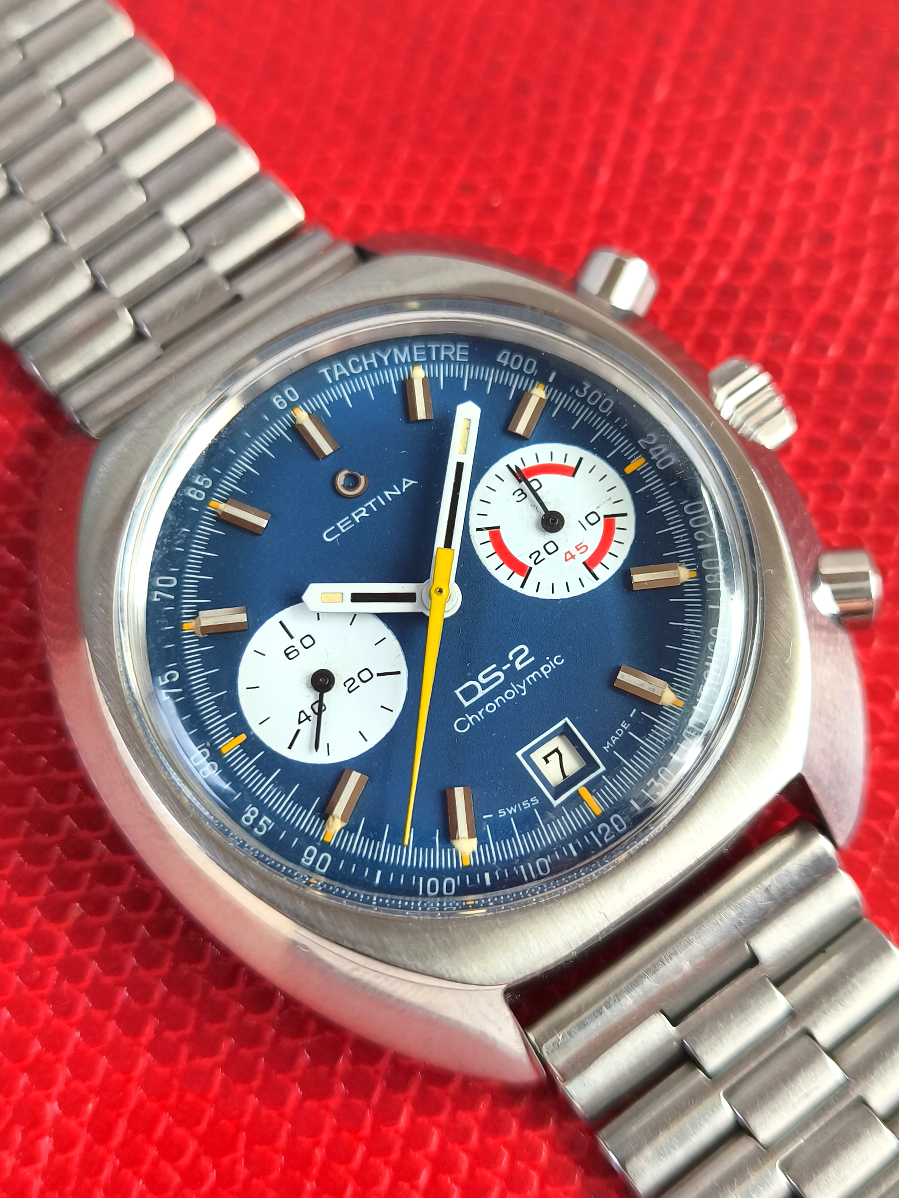 1970s Certina Chronolympic DS-2 Chronograph 8601 800
