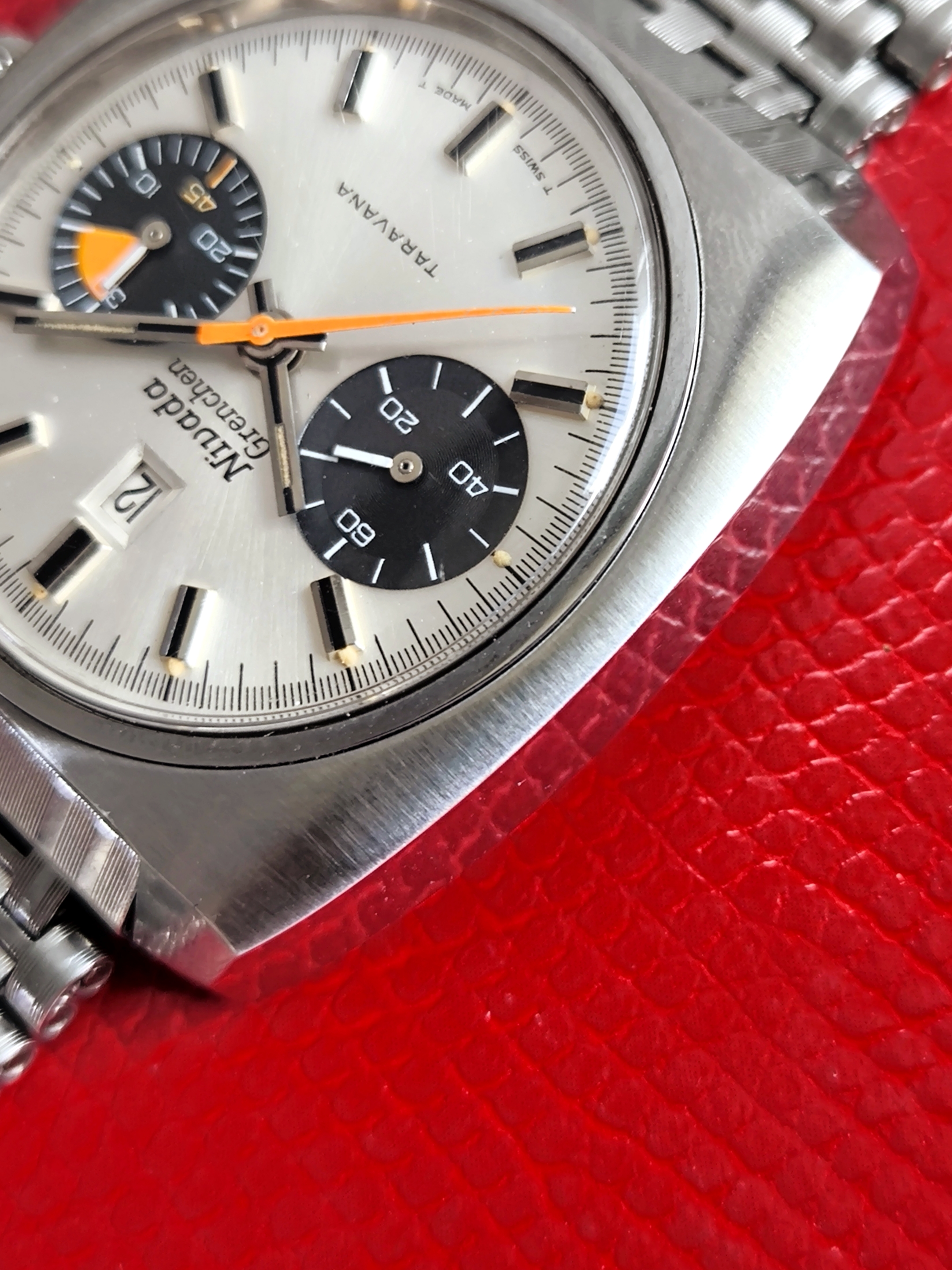 1970 Nivada Grenchen Taravana Chronograph 87012