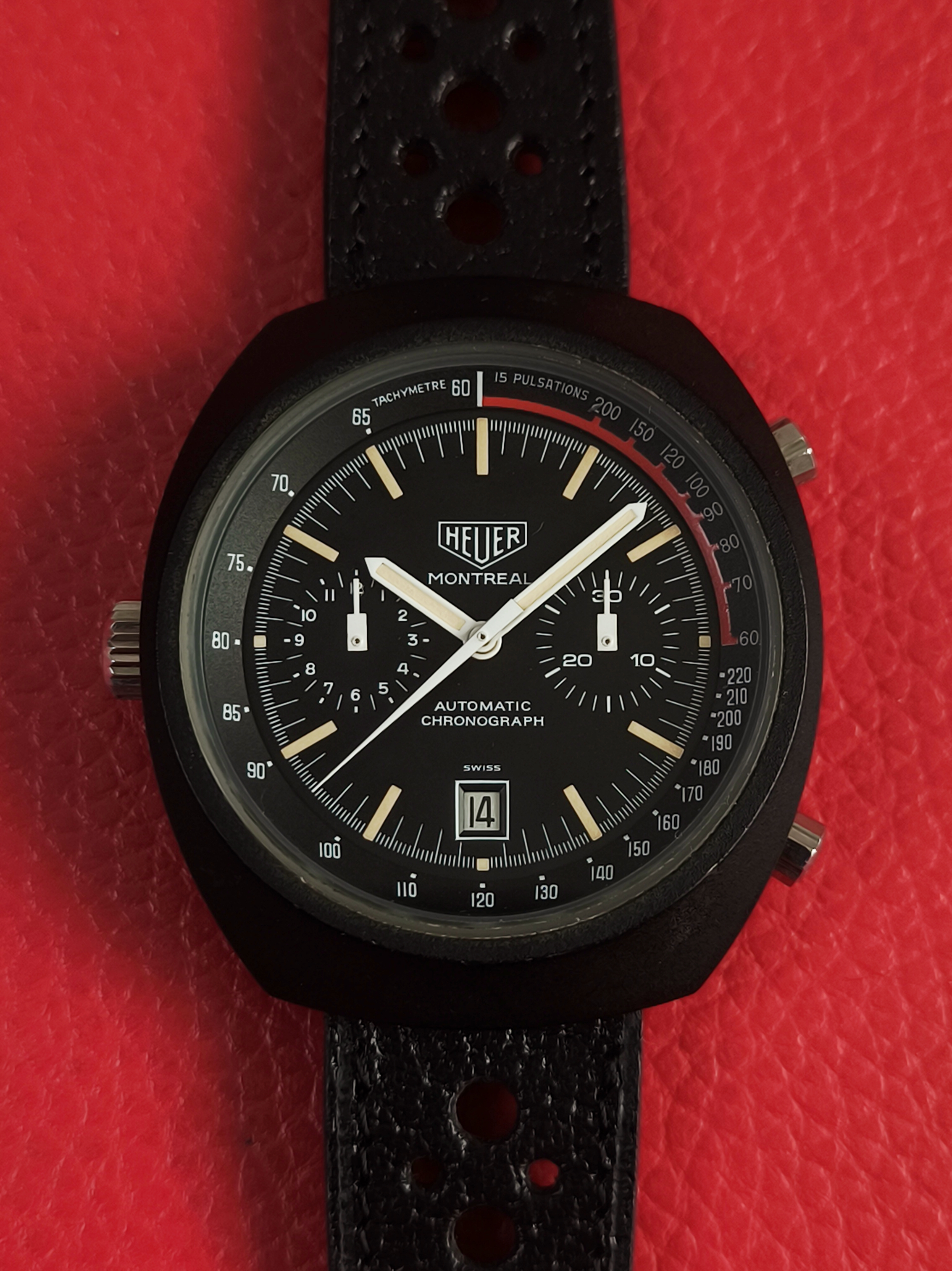 1976 Heuer Montreal PVD 110.501N