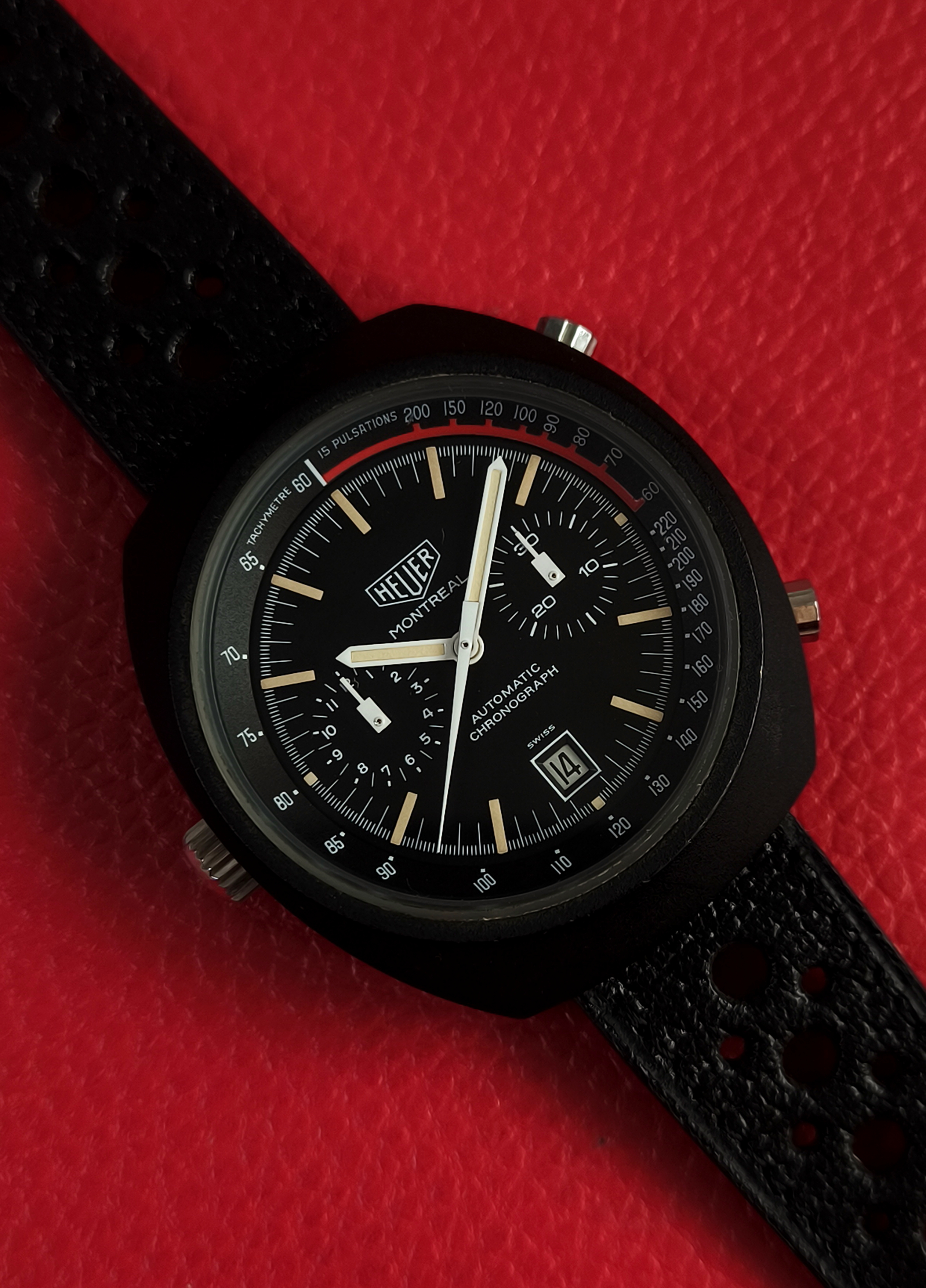 1976 Heuer Montreal PVD 110.501N