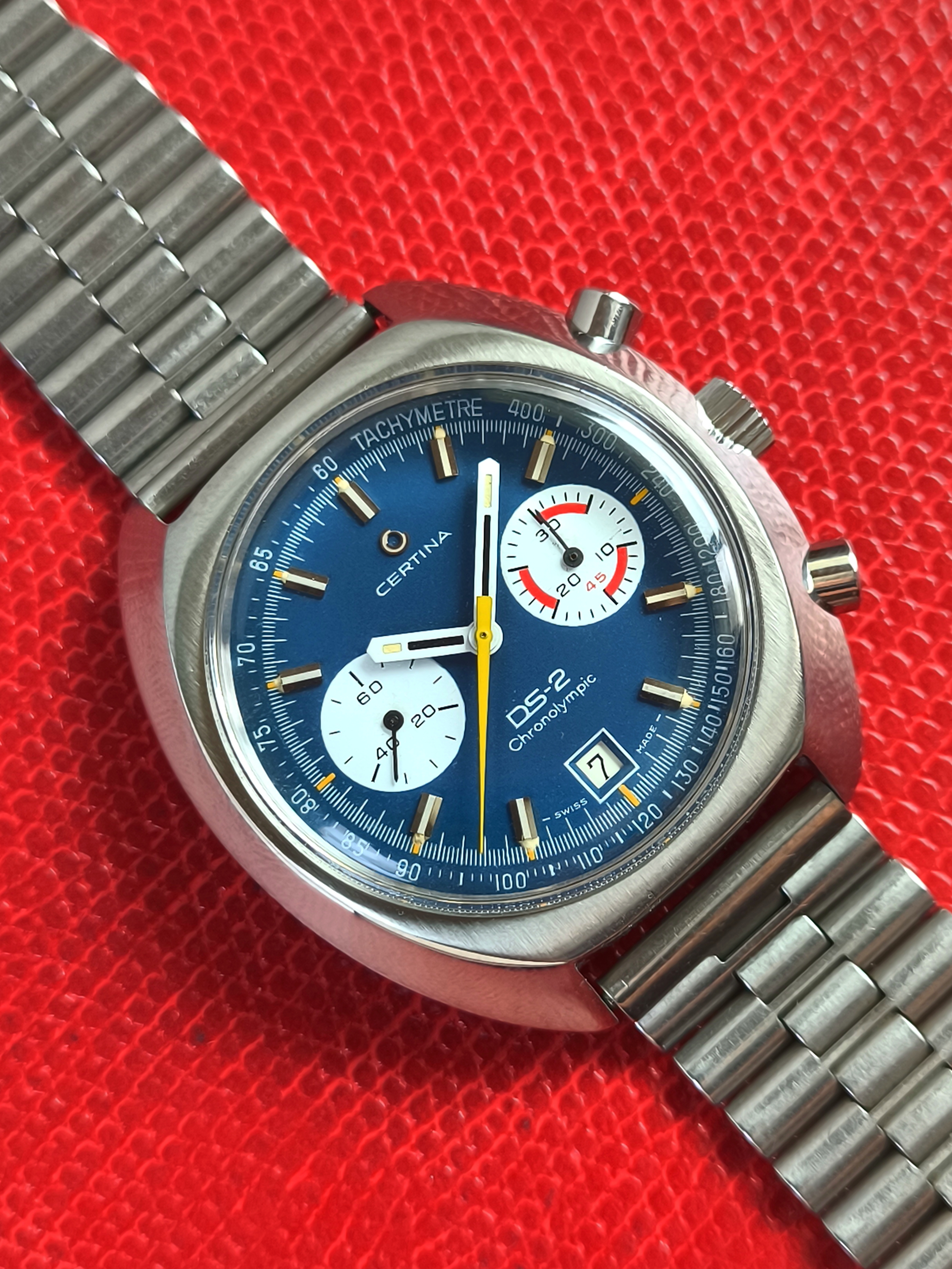 1970s Certina Chronolympic DS-2 Chronograph 8601 800