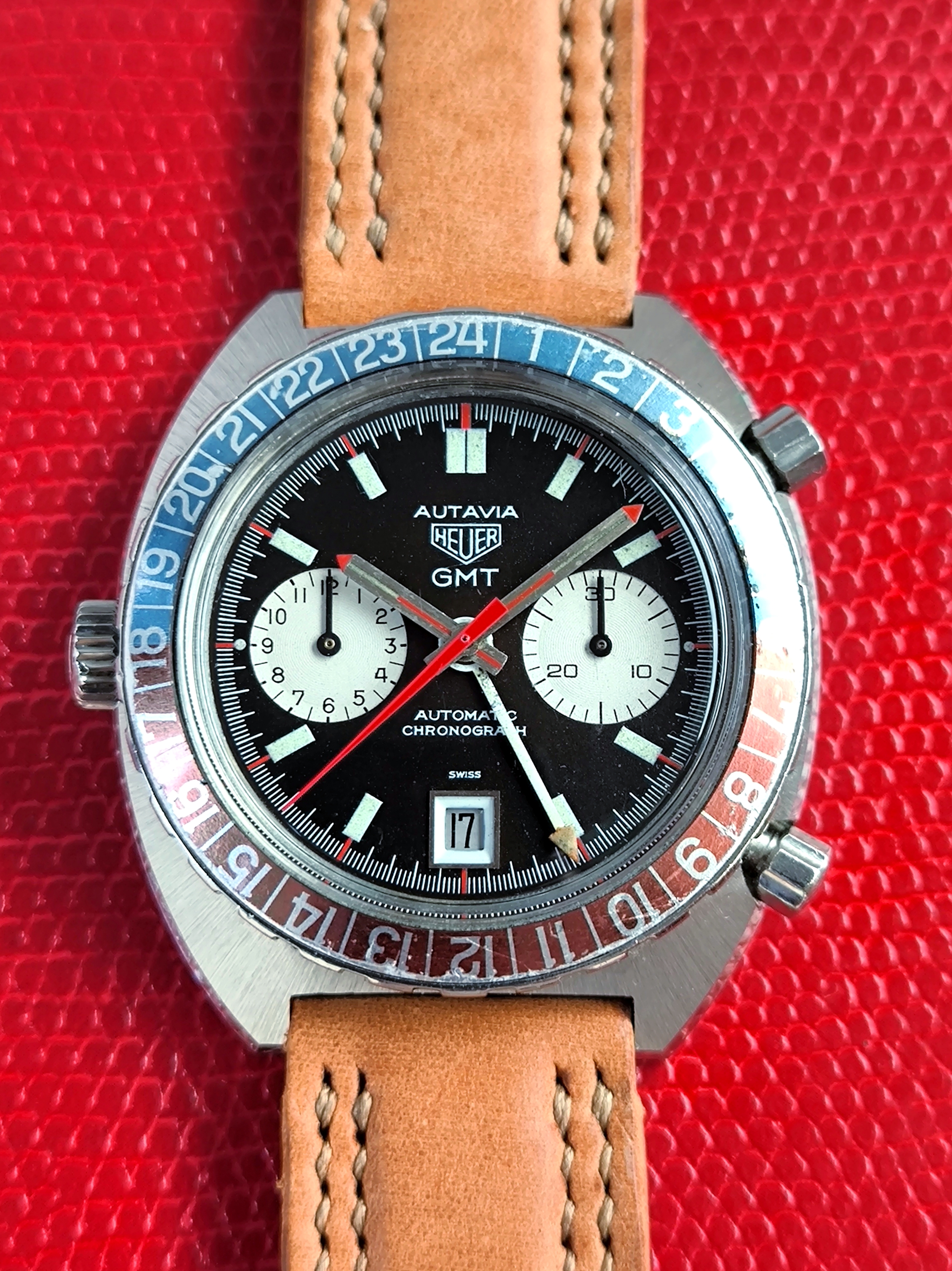 1970 Heuer 1163 GMT Mark 1