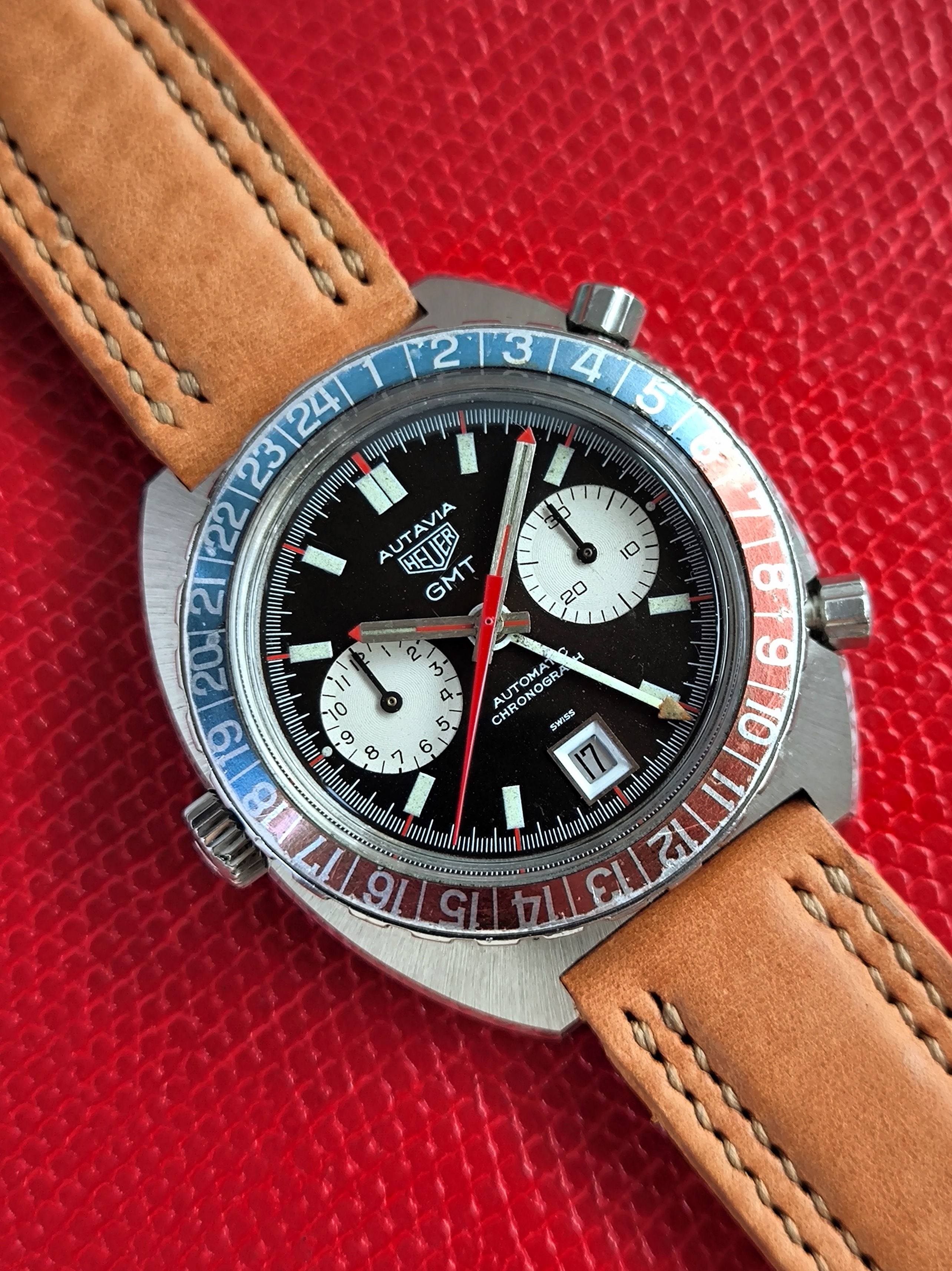 1970 Heuer 1163 GMT Mark 1
