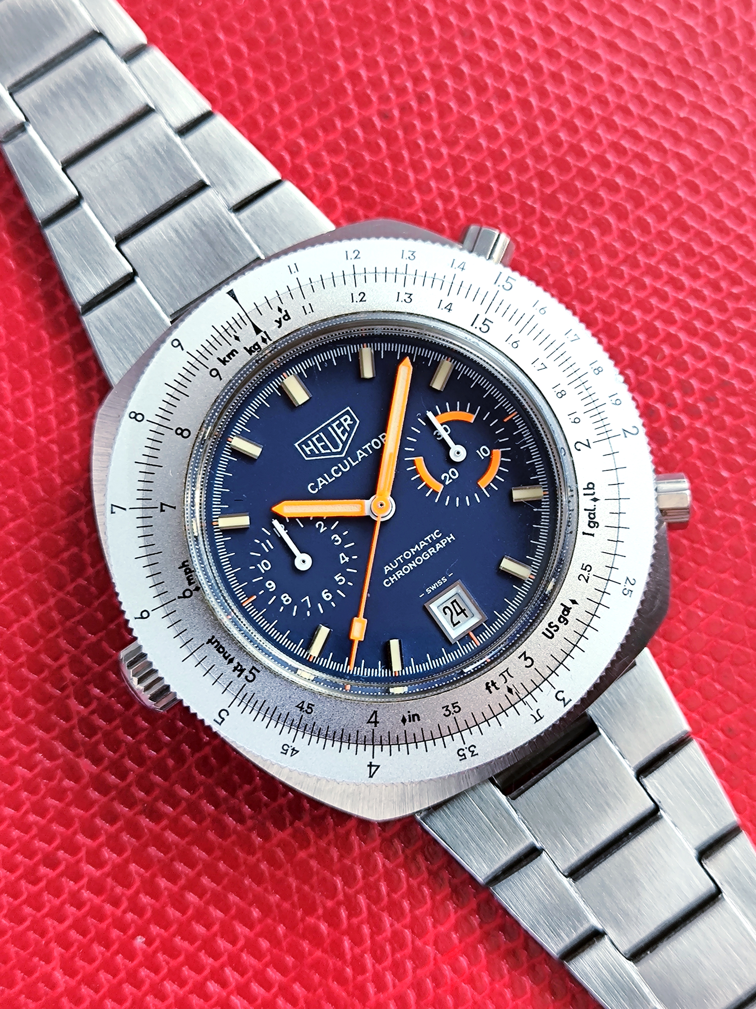 1971 Heuer Calculator 110.633