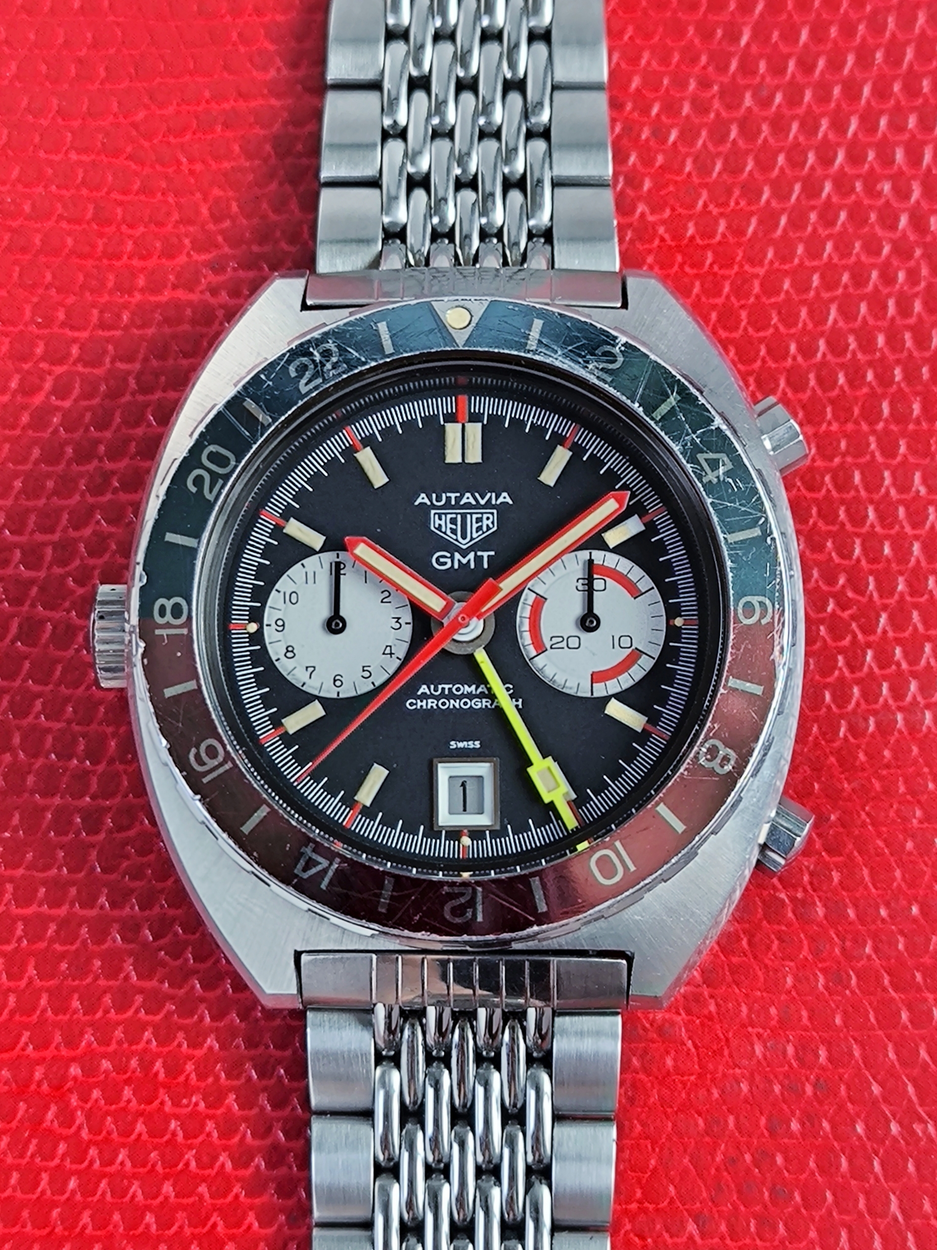 1972 Heuer Autavia 11630 GMT