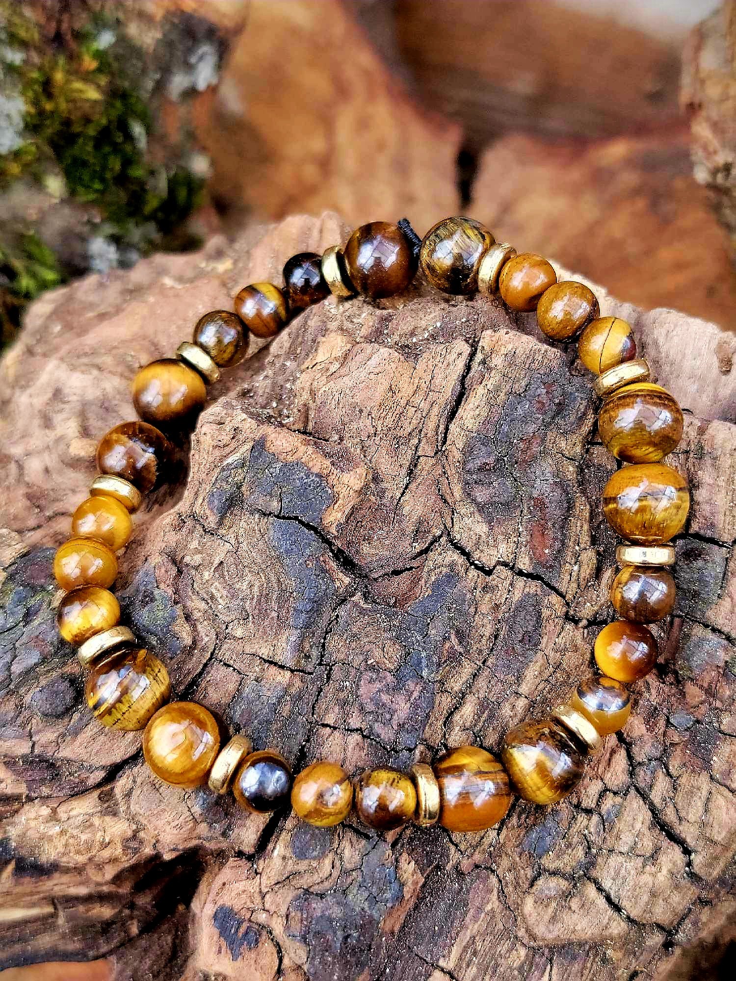 Bracelet Oeil de tigre 6mm et 8mm
