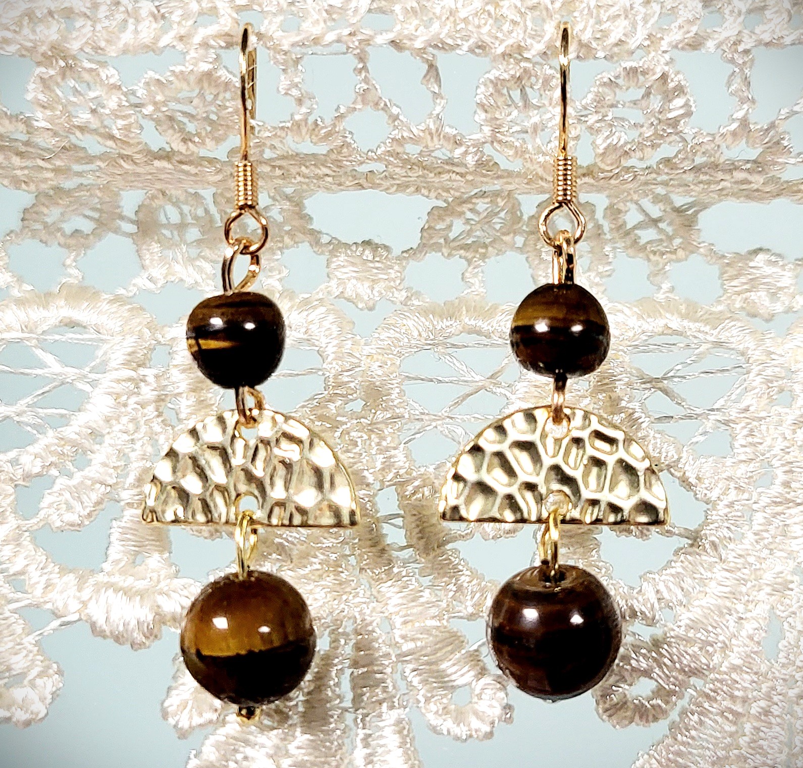 Boucles d'oreilles art déco