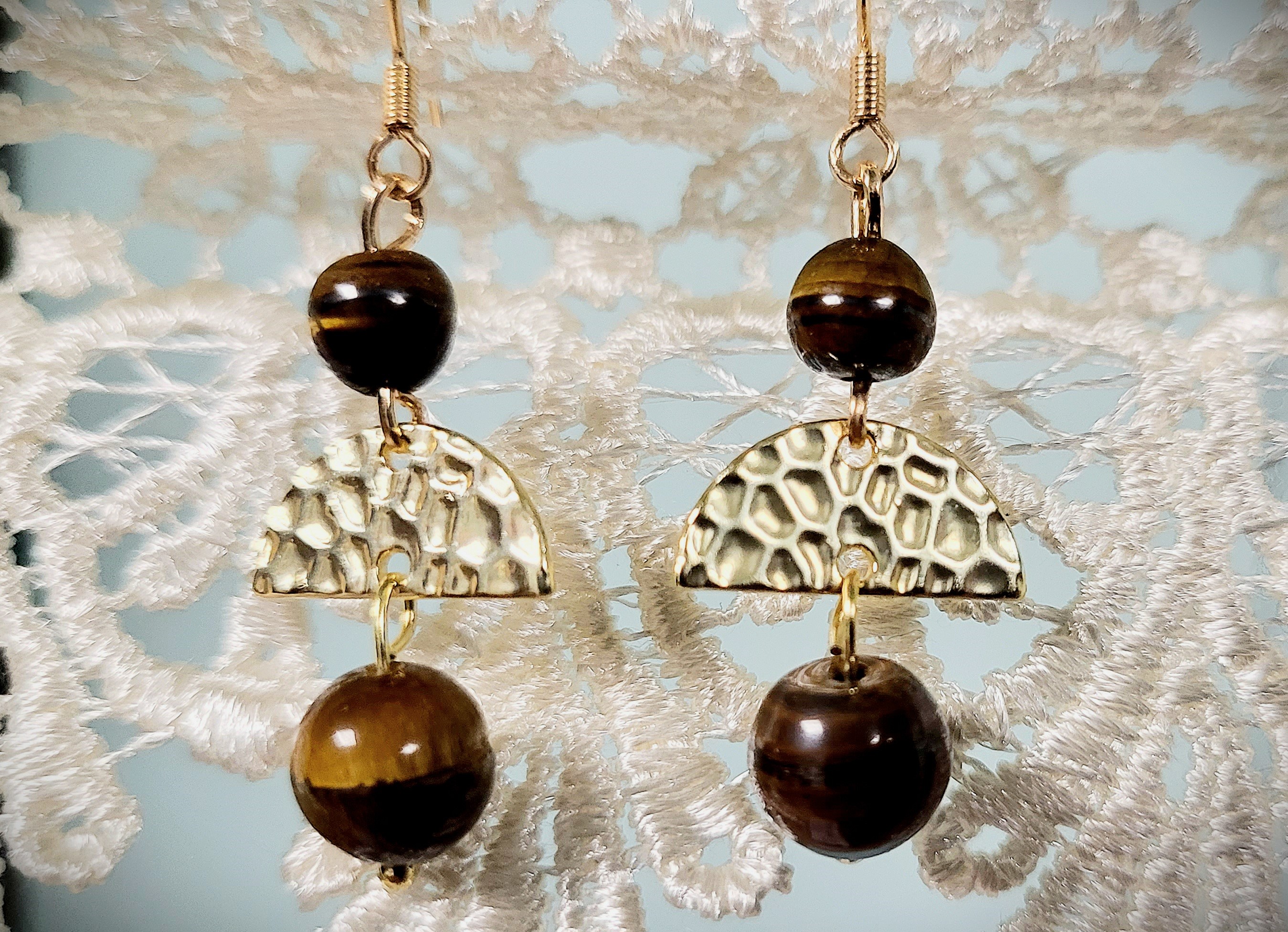 Boucles d'oreilles art déco