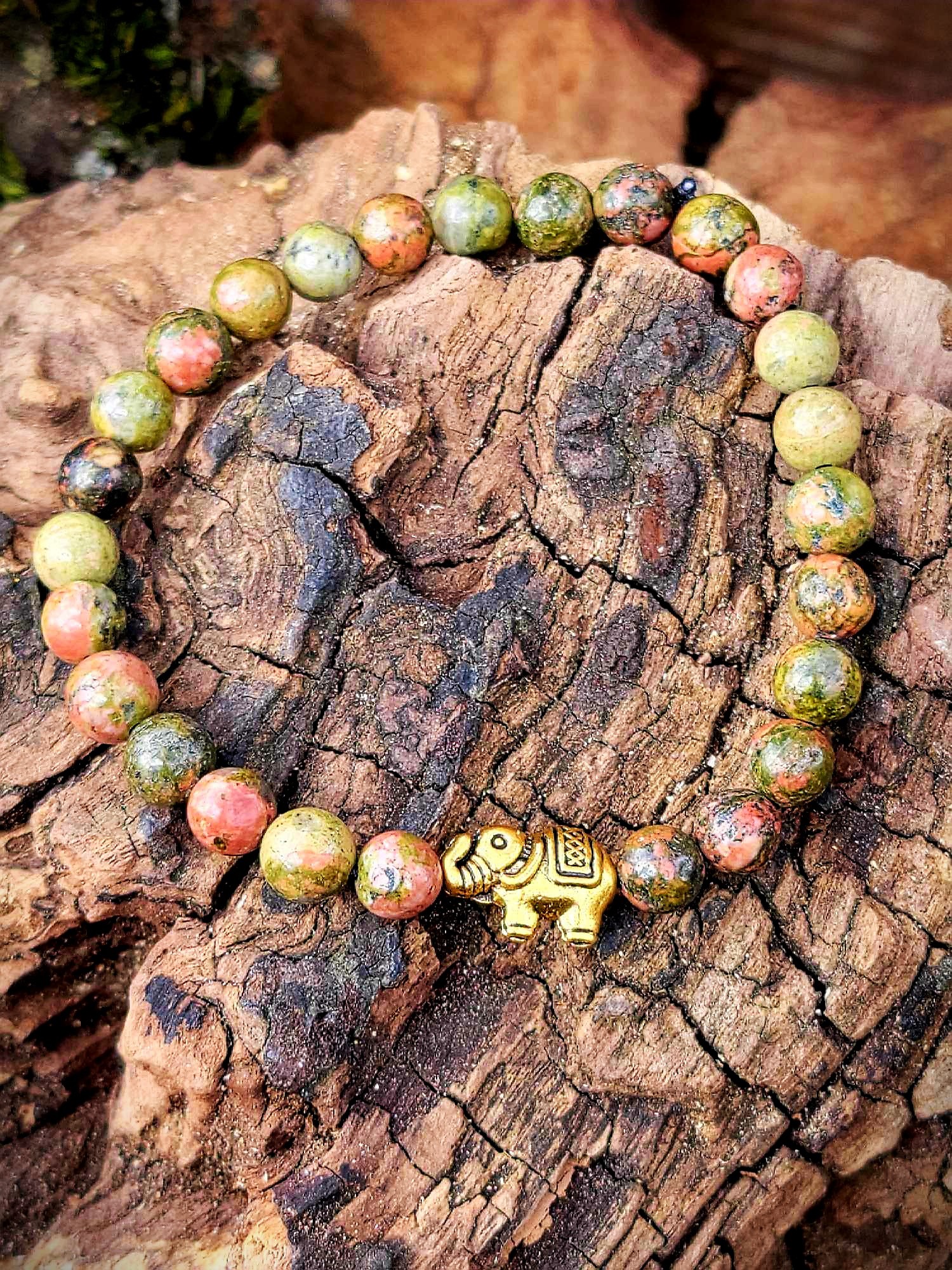 Bracelet Unakite