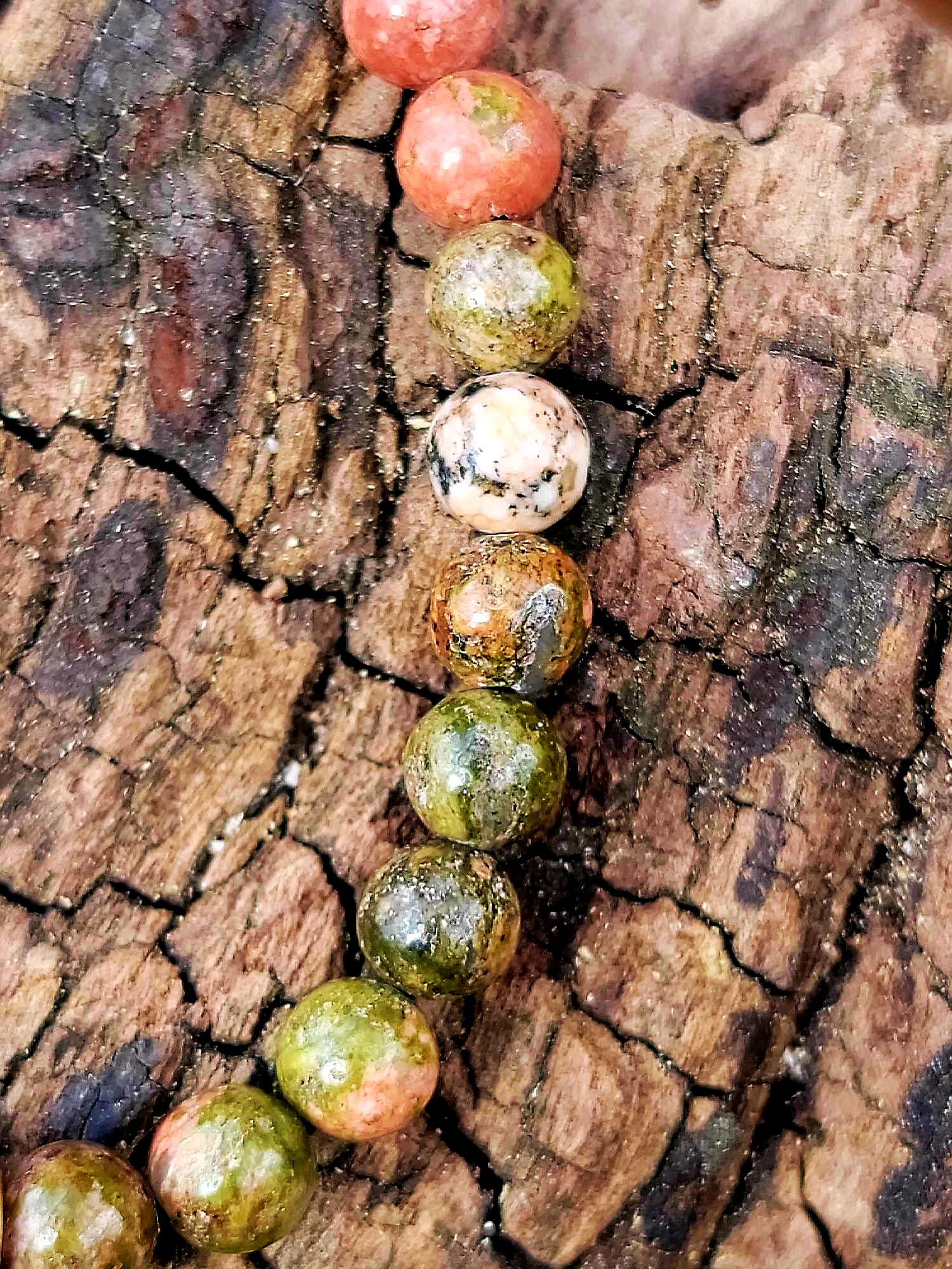 Bracelet Unakite