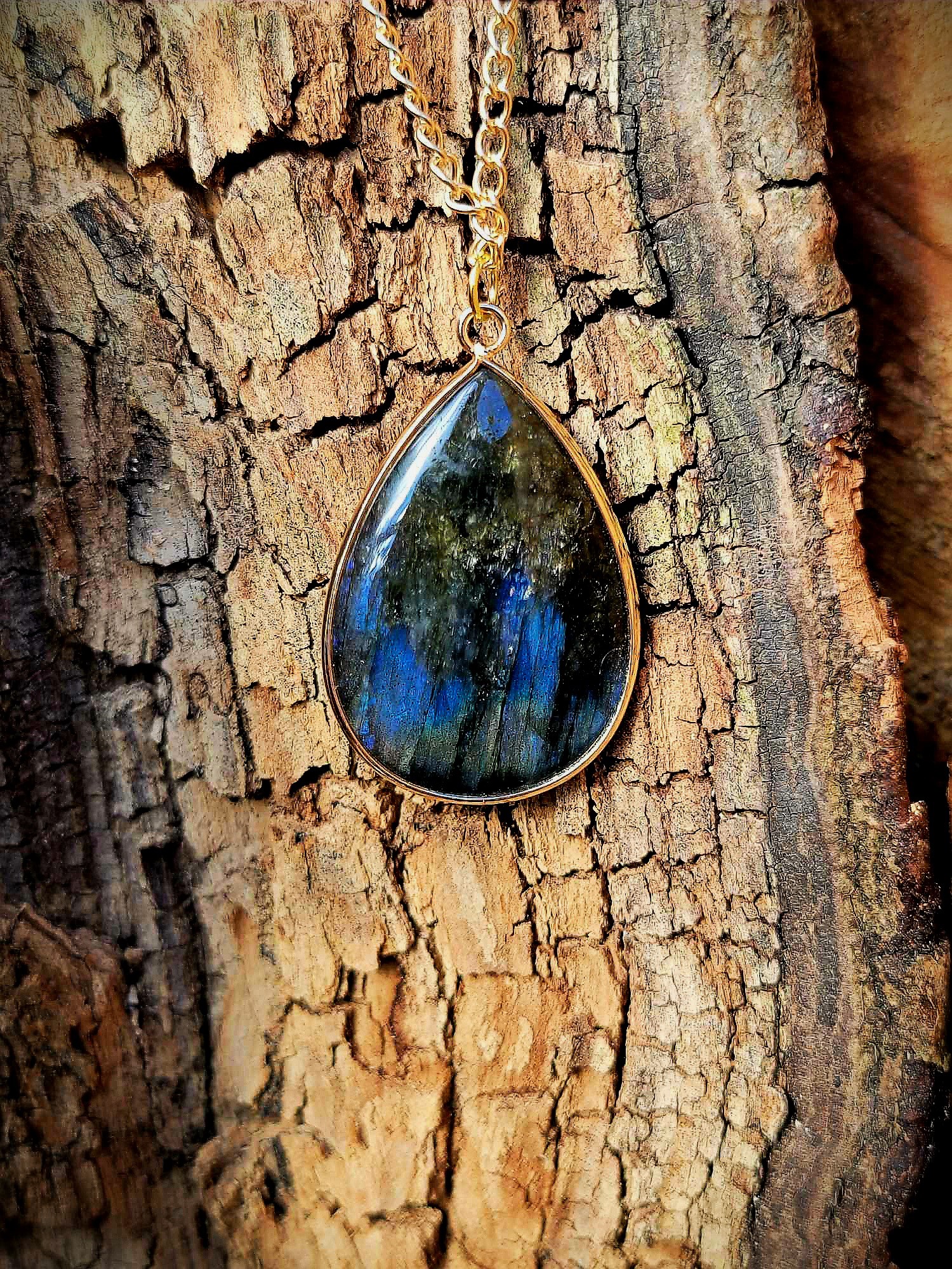 Sautoir Labradorite 