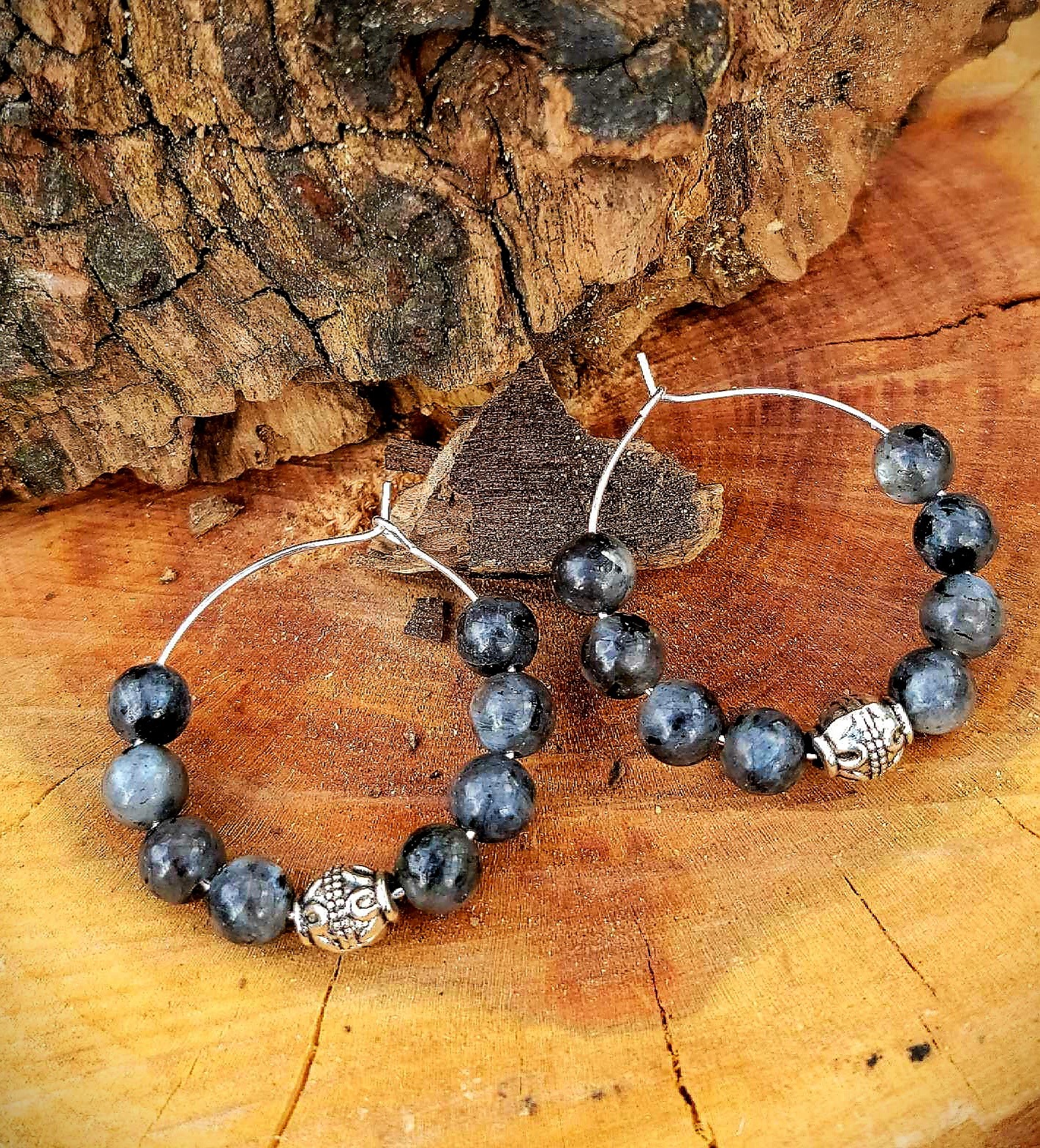 Créoles Labradorite