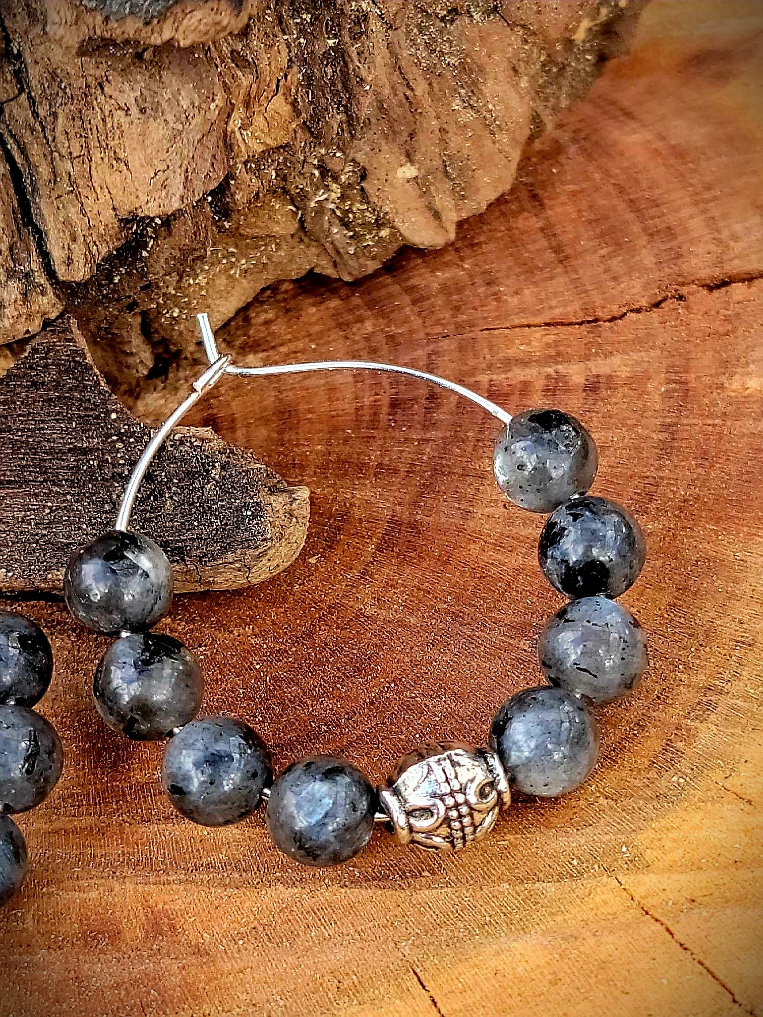Créoles Labradorite  