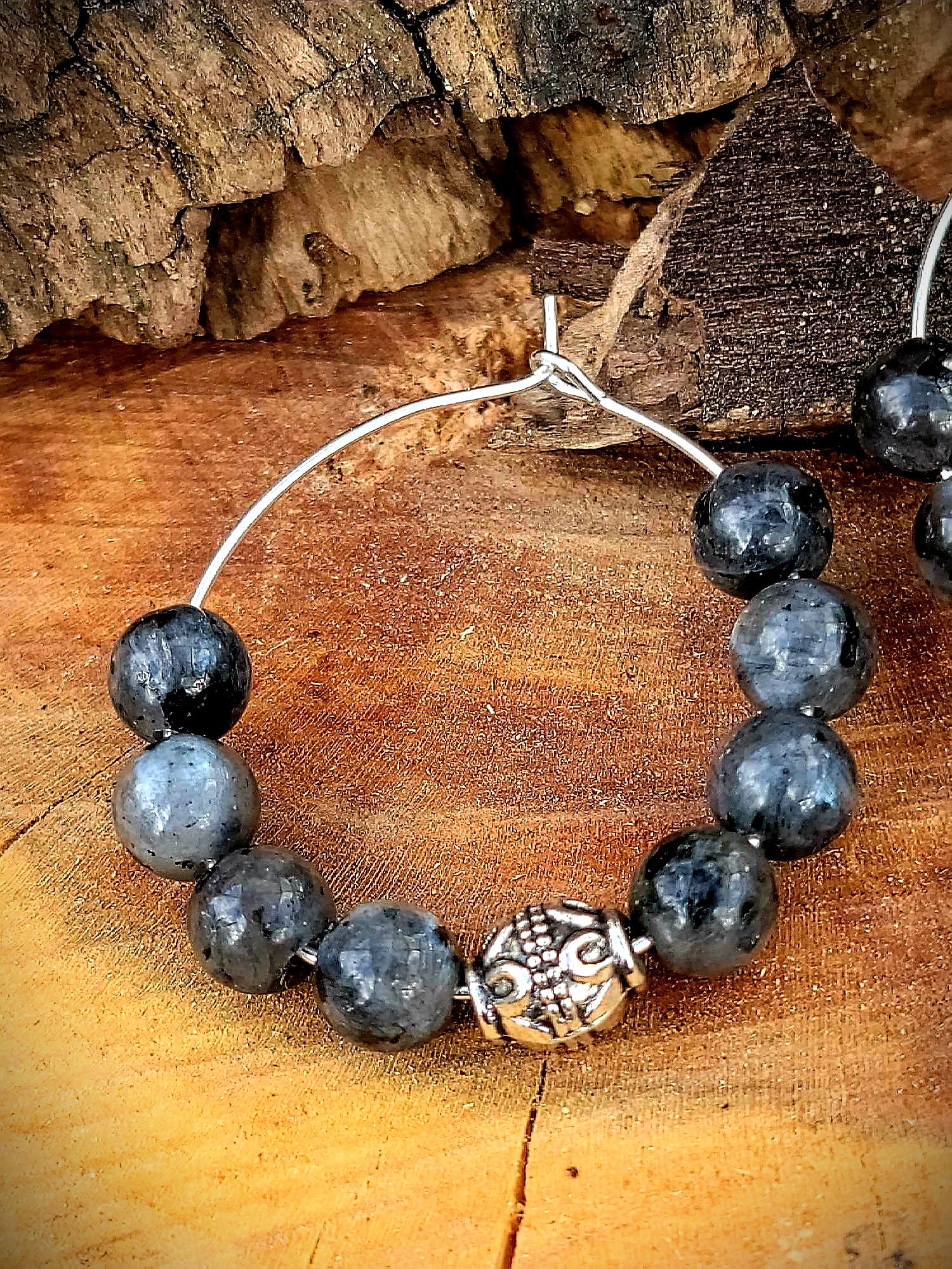 Créoles Labradorite  