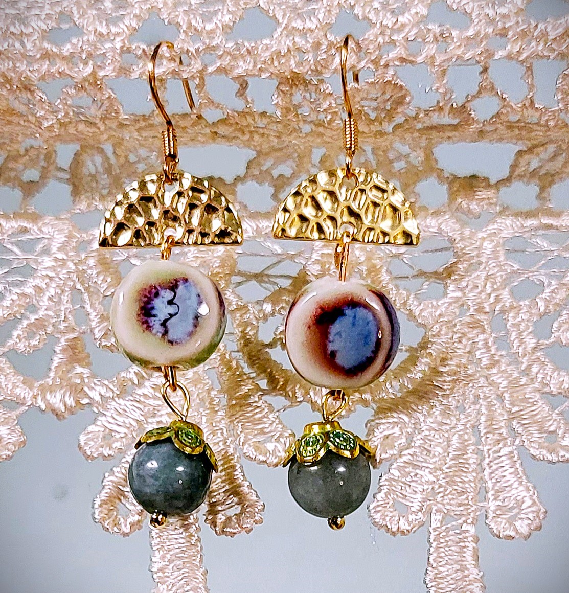 Boucles d'oreilles Jade de Birmanie