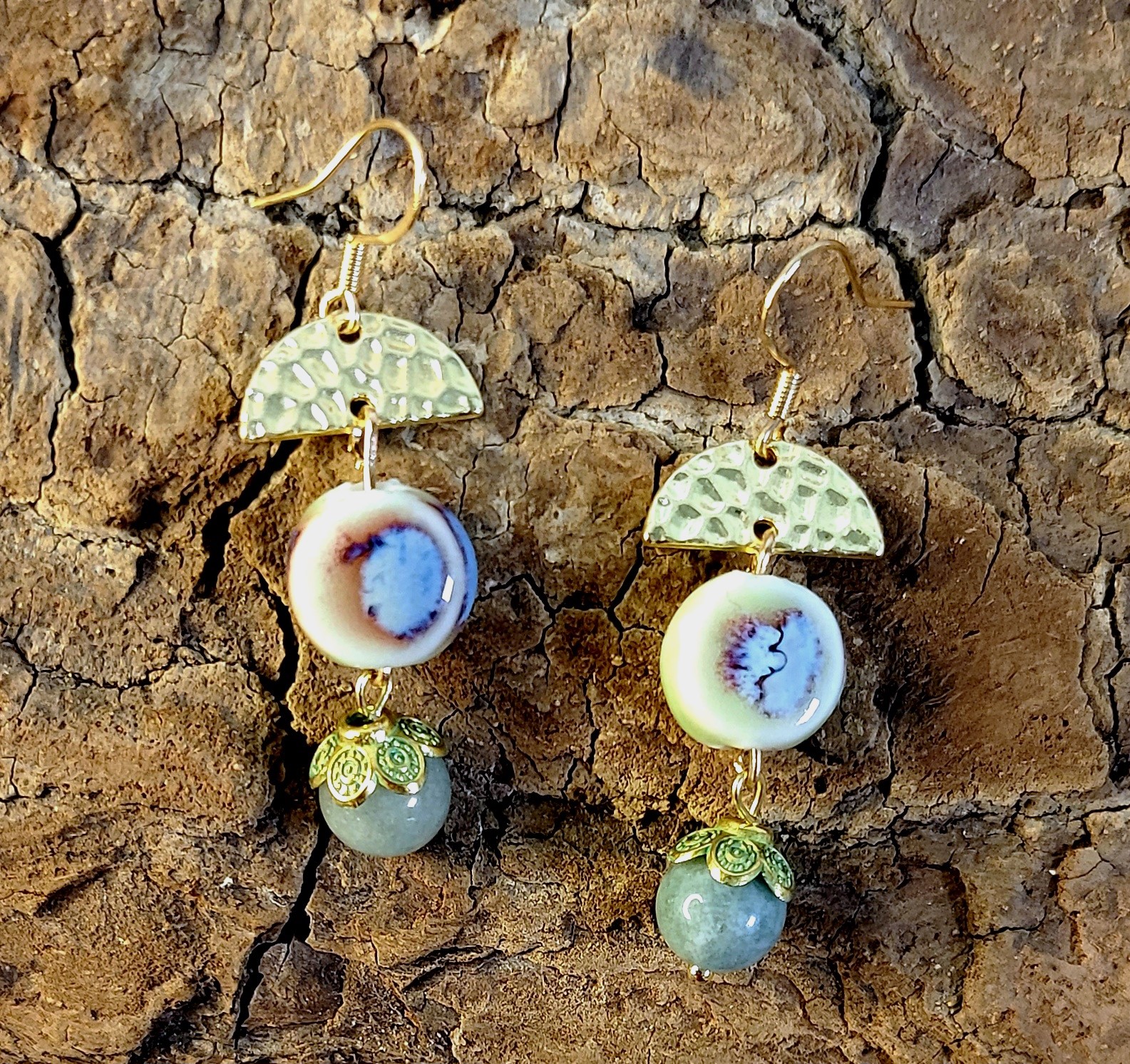 Boucles d'oreilles Jade de Birmanie