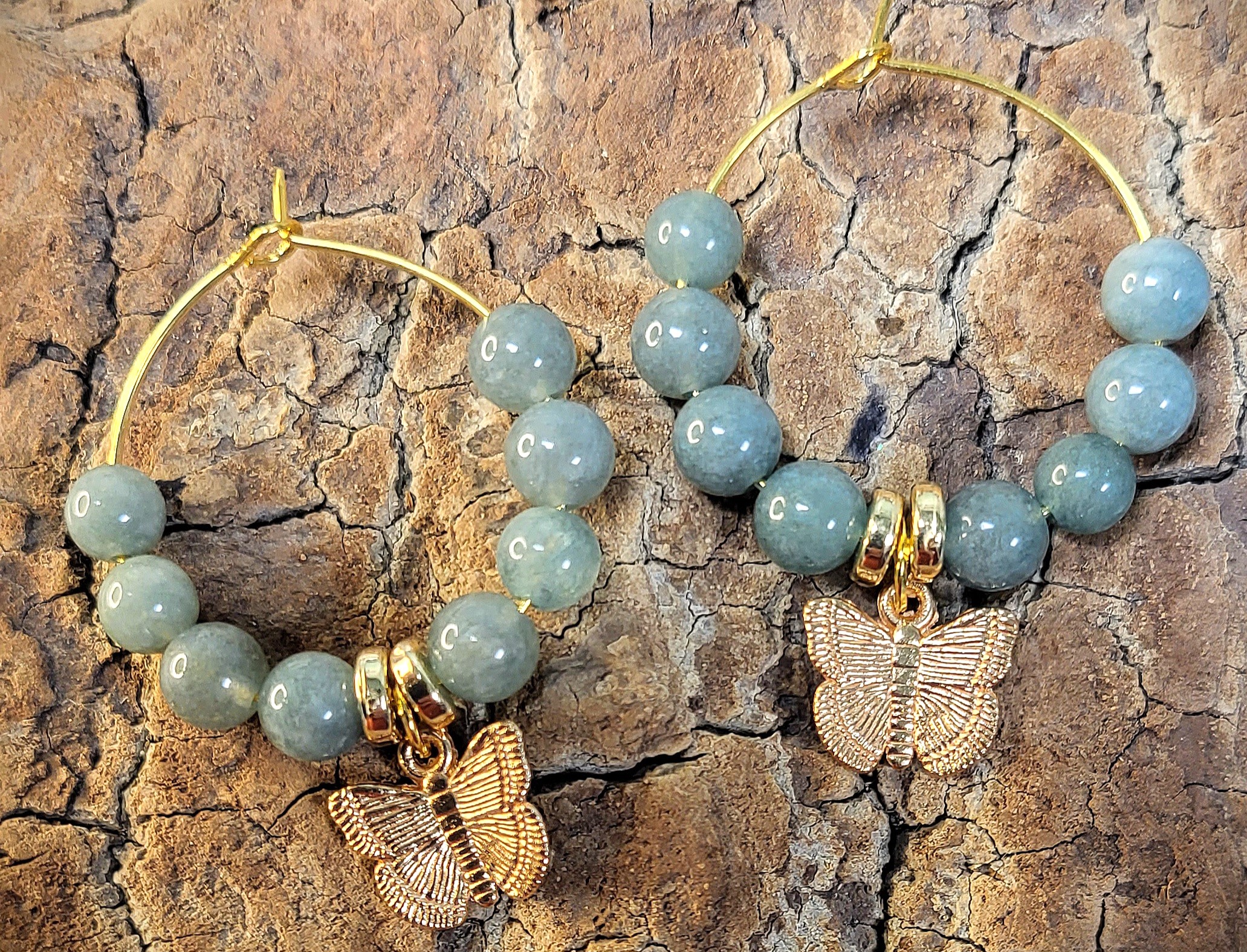 Créoles Jade de Birmanie 
