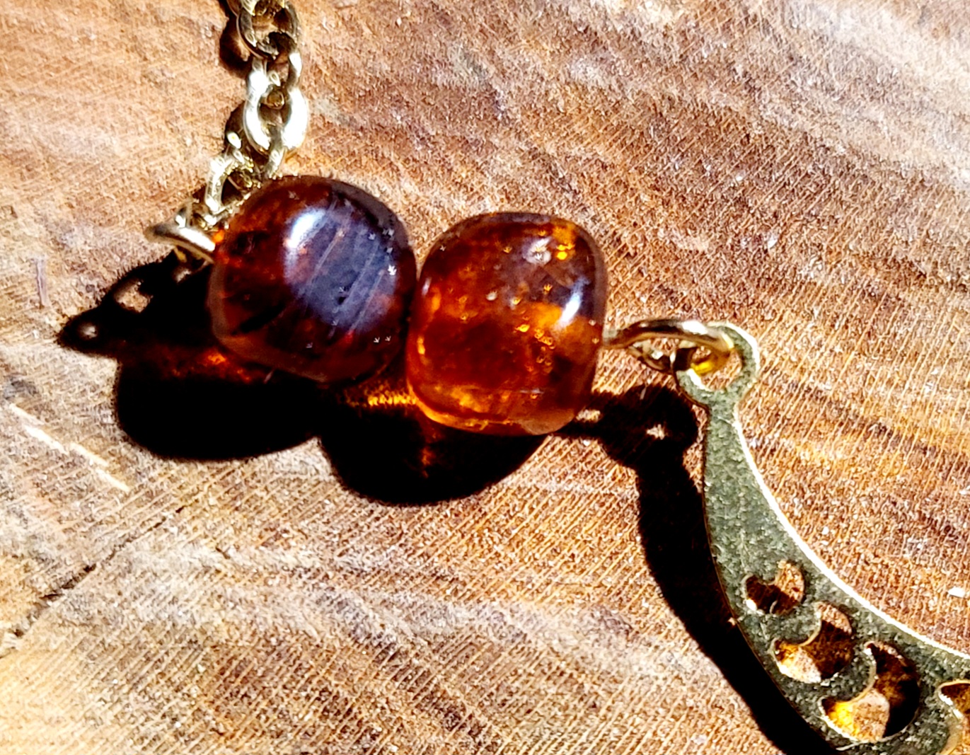 Collier d'Ambre Baltique Wicca